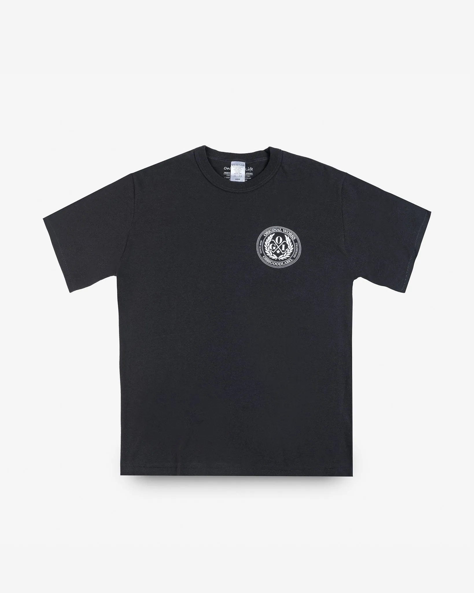 OGL 6.2oz Ringspun T-shirt - Silkscreen Printed 'Fly Me To The Moon' - Charcoal sold by Iron Heart