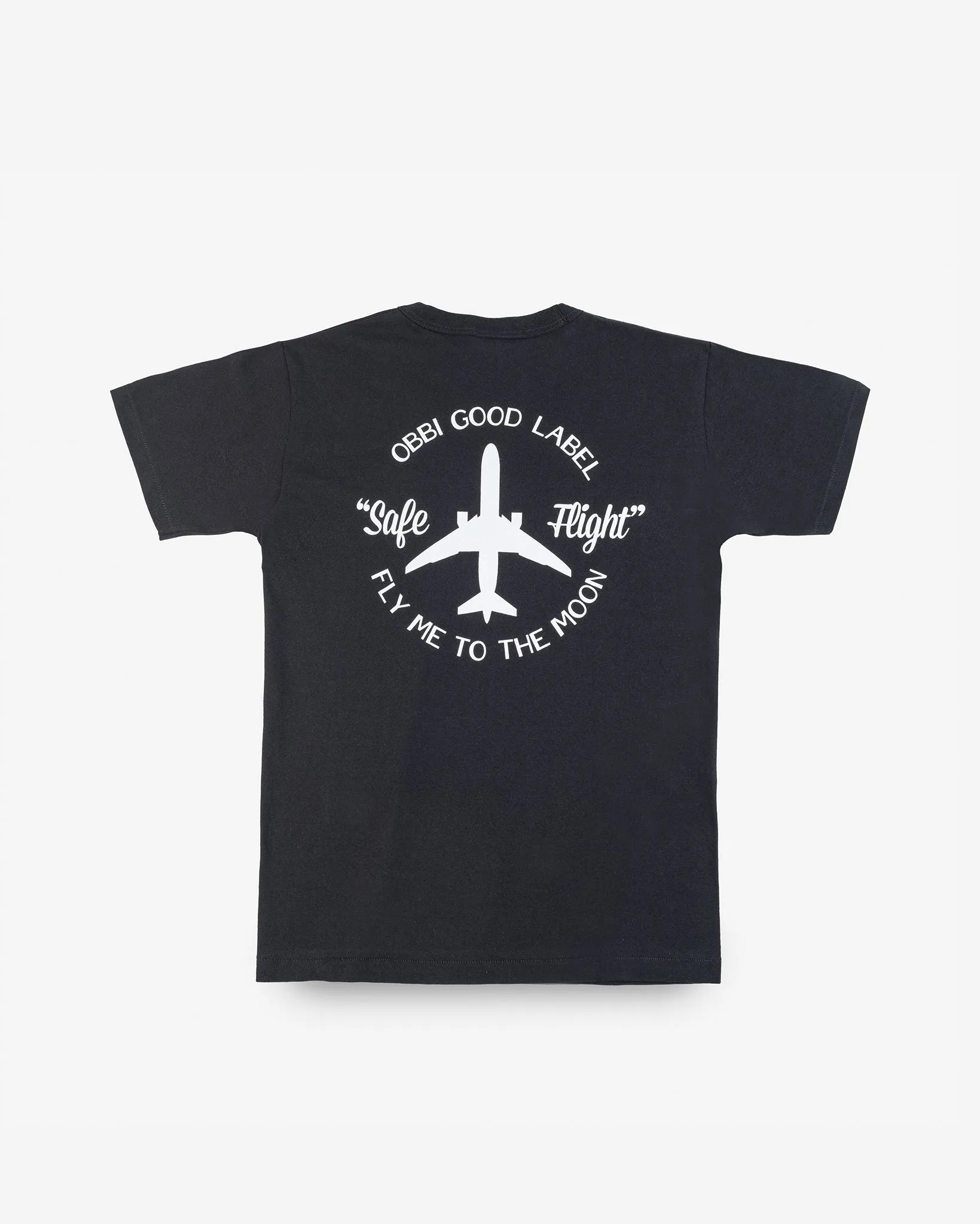 OGL 6.2oz Ringspun T-shirt - Silkscreen Printed 'Fly Me To The Moon' - Charcoal sold by Iron Heart product image thumbnail 4