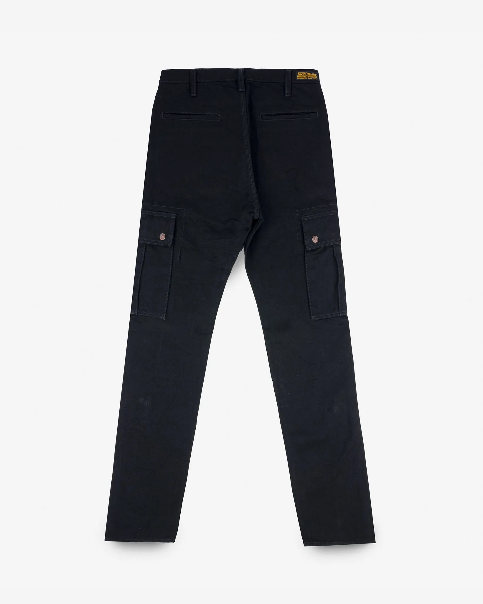 14oz Selvedge Denim Cargo Pants - Black/Black sold by Iron Heart product image thumbnail 5
