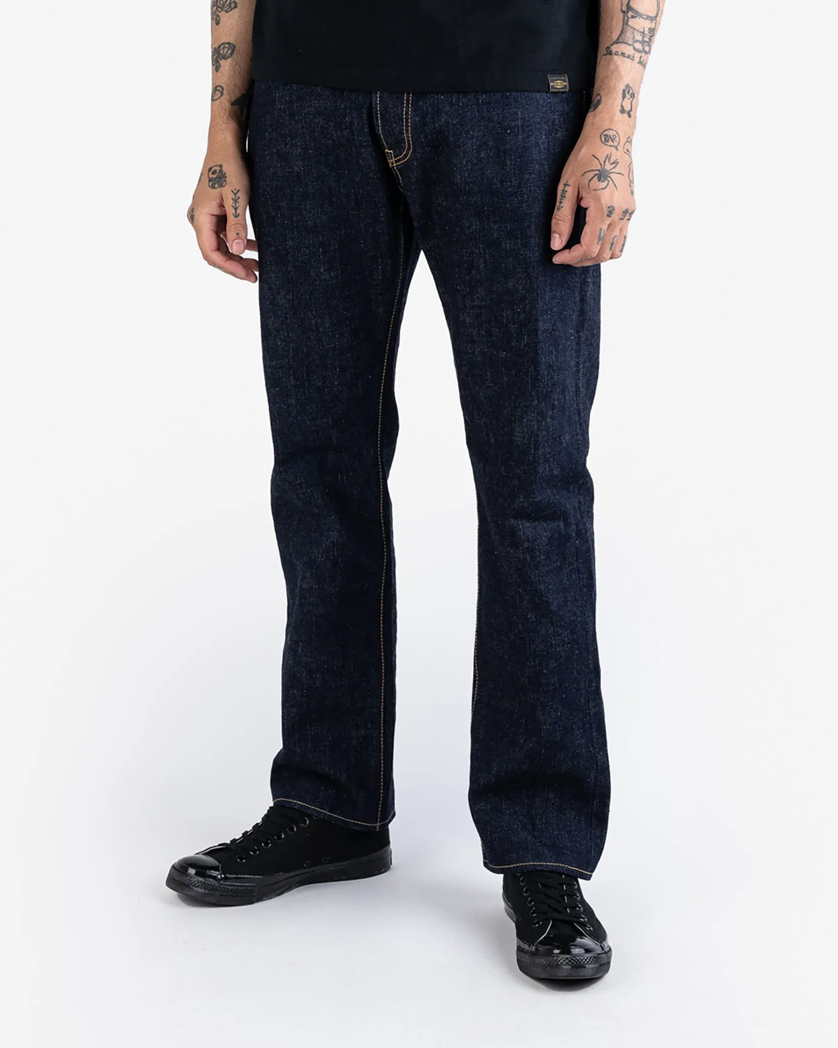 18oz Vintage Selvedge Denim Relaxed Tapered Cut Jeans - Indigo sold by Iron Heart product image thumbnail 2
