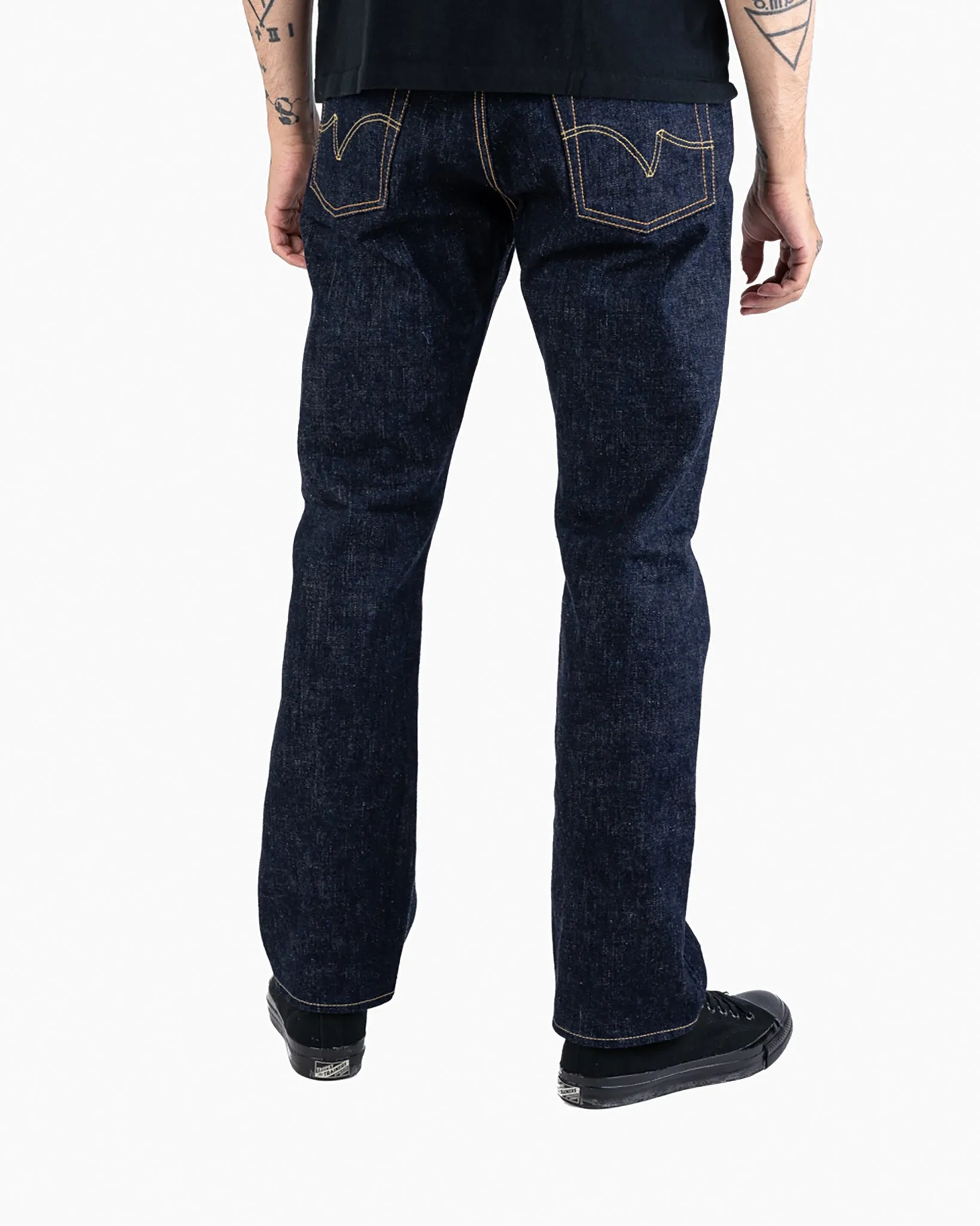 18oz Vintage Selvedge Denim Relaxed Tapered Cut Jeans - Indigo sold by Iron Heart product image thumbnail 3