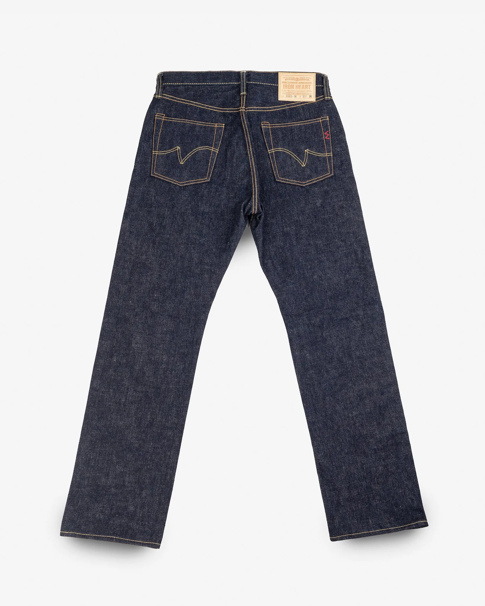 18oz Vintage Selvedge Denim Relaxed Tapered Cut Jeans - Indigo sold by Iron Heart product image thumbnail 4