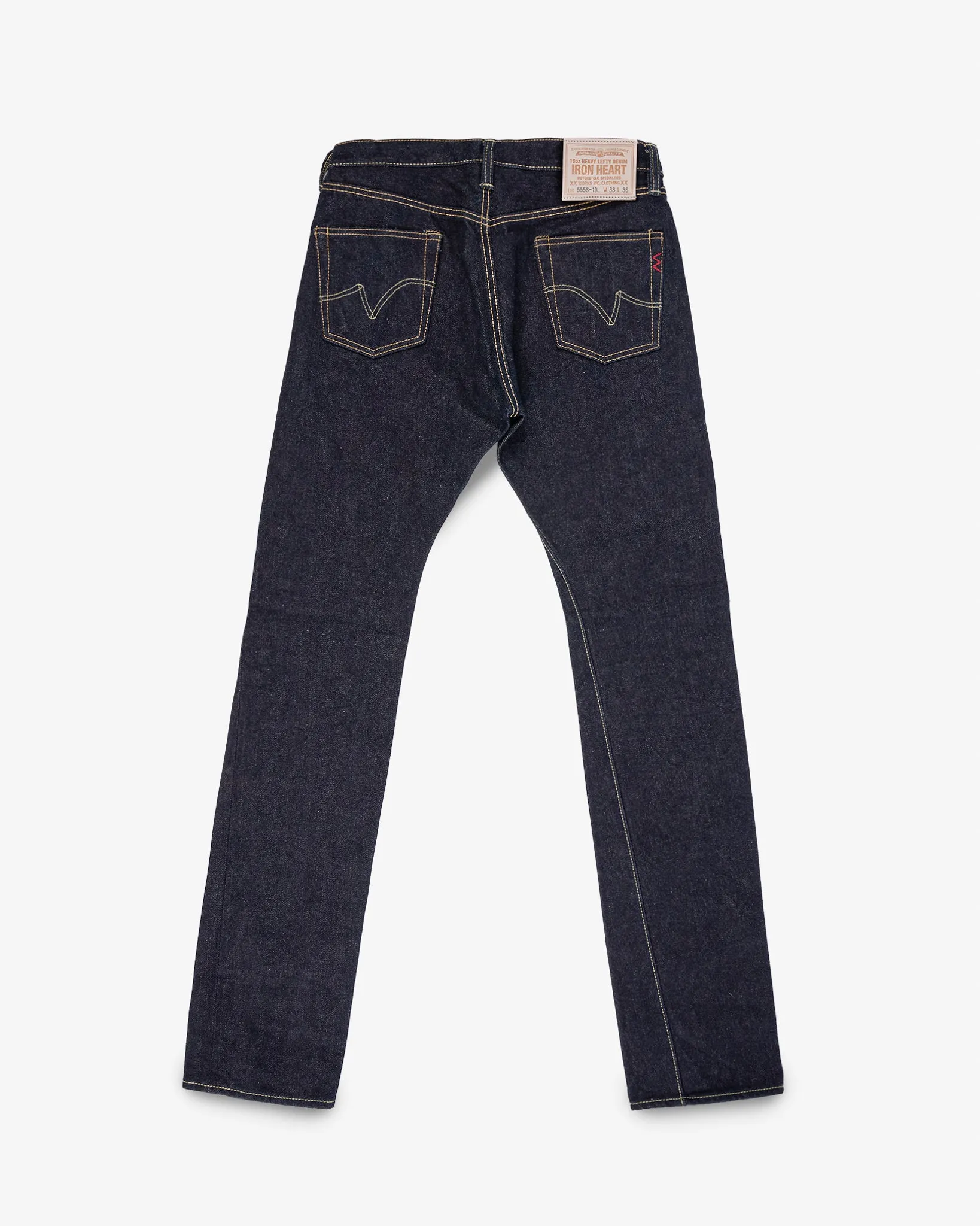 19oz Left Hand Twill Selvedge Denim Slim Cut Jeans - Indigo sold by Iron Heart product image thumbnail 3