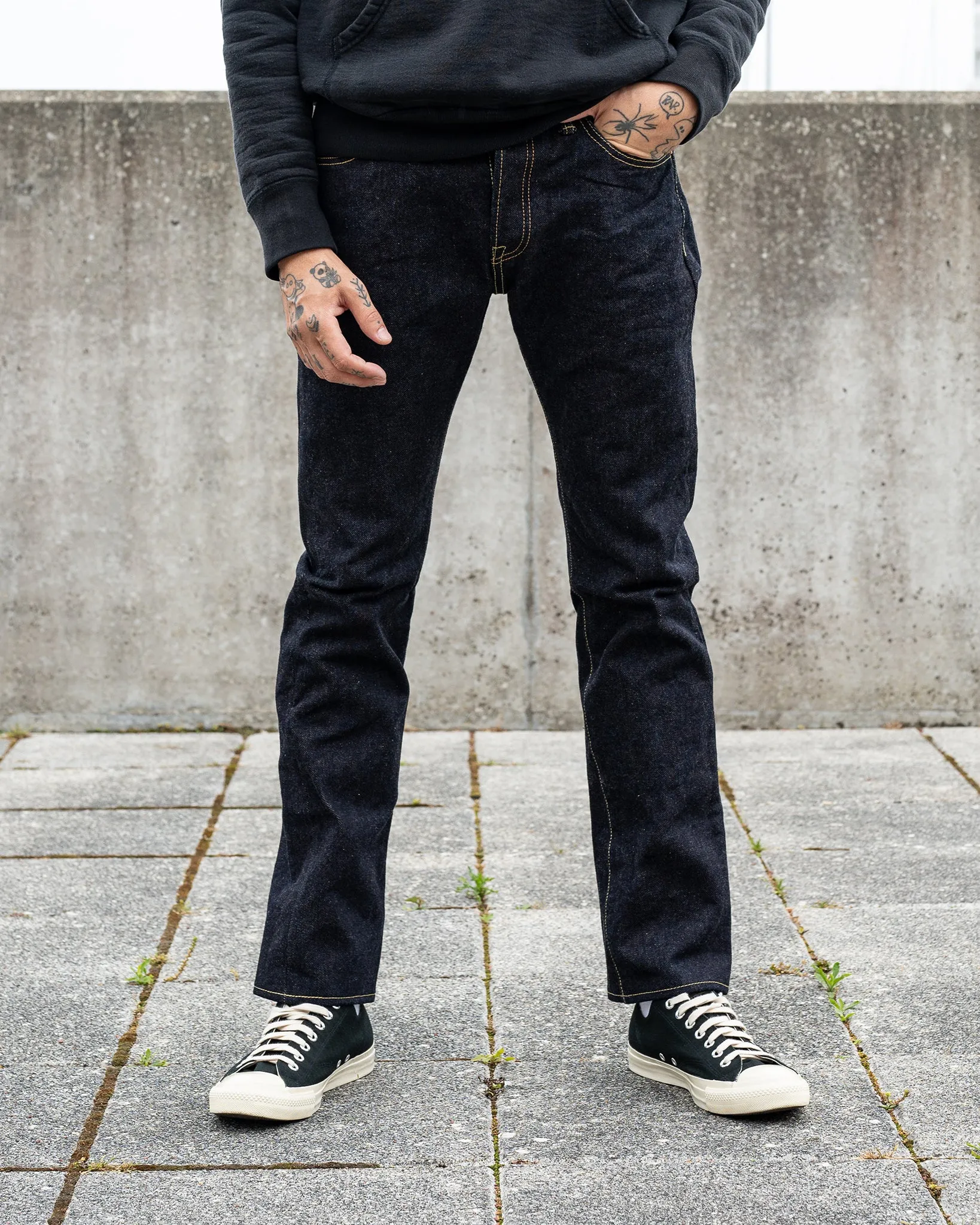 19oz Left Hand Twill Selvedge Denim Slim Cut Jeans - Indigo sold by Iron Heart product image thumbnail 5