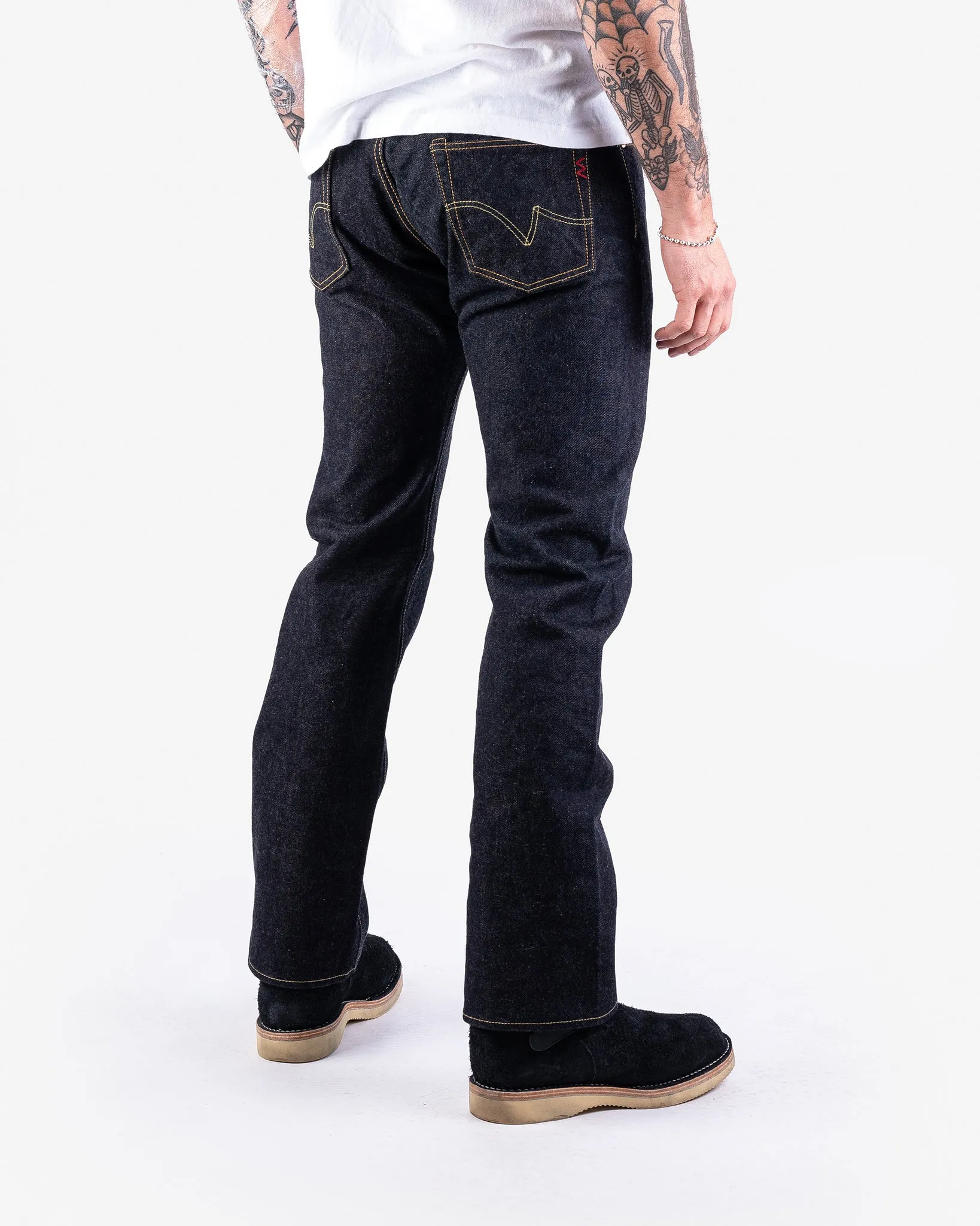 19oz Left Hand Twill Selvedge Denim Relaxed Tapered Cut Jeans - Indigo sold by Iron Heart product image thumbnail 3