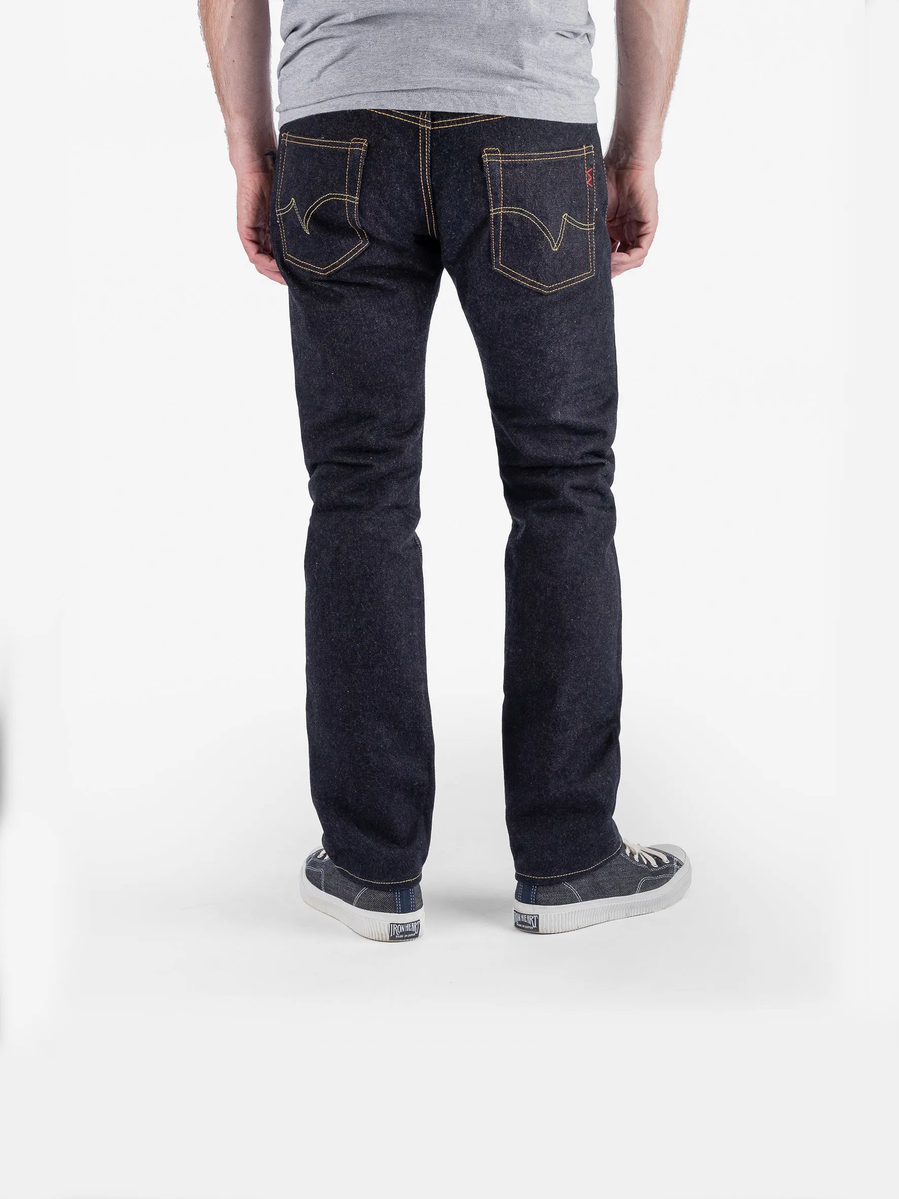 19oz Left Hand Twill Selvedge Denim Slim Tapered Cut Jeans - Indigo sold by Iron Heart product image thumbnail 3