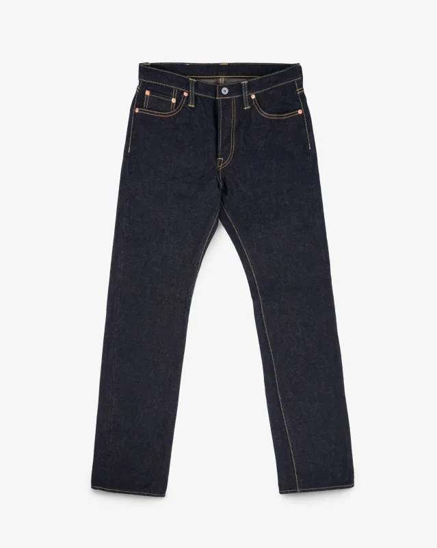 19oz Left Hand Twill Selvedge Denim Straight Cut Jeans - Indigo sold by Iron Heart