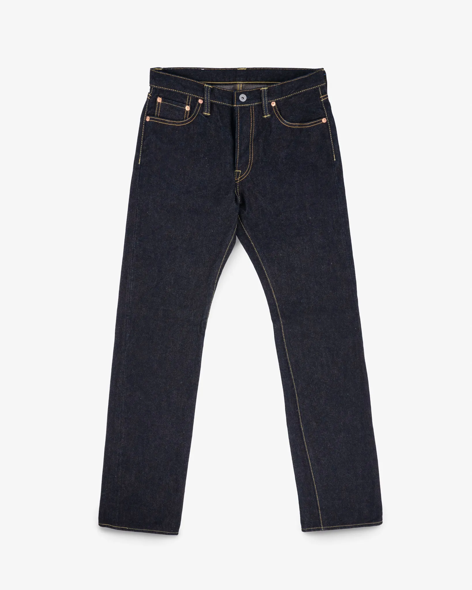 19oz Left Hand Twill Selvedge Denim Straight Cut Jeans - Indigo sold by Iron Heart