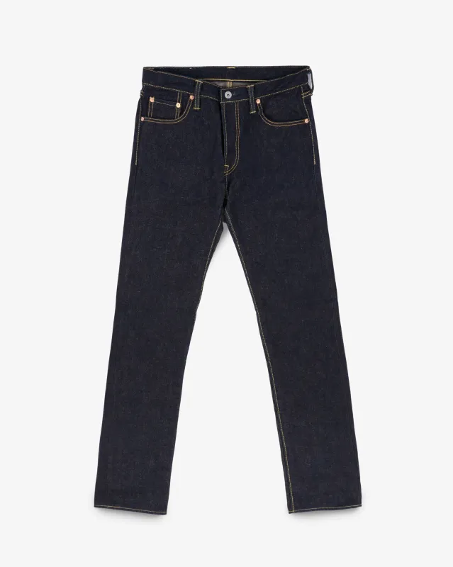 19oz Left Hand Twill Selvedge Denim Slim Straight Cut Jeans - Indigo sold by Iron Heart