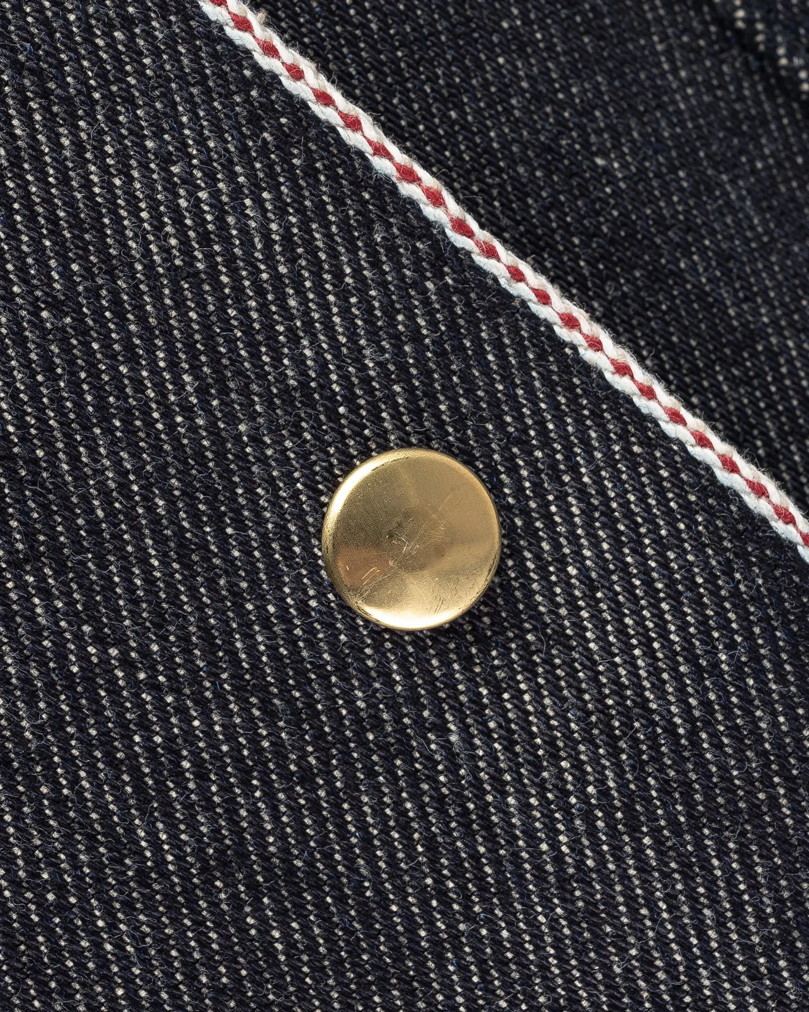 21oz Selvedge Denim Small Shoulder Bag - Indigo sold by Iron Heart product image thumbnail 5