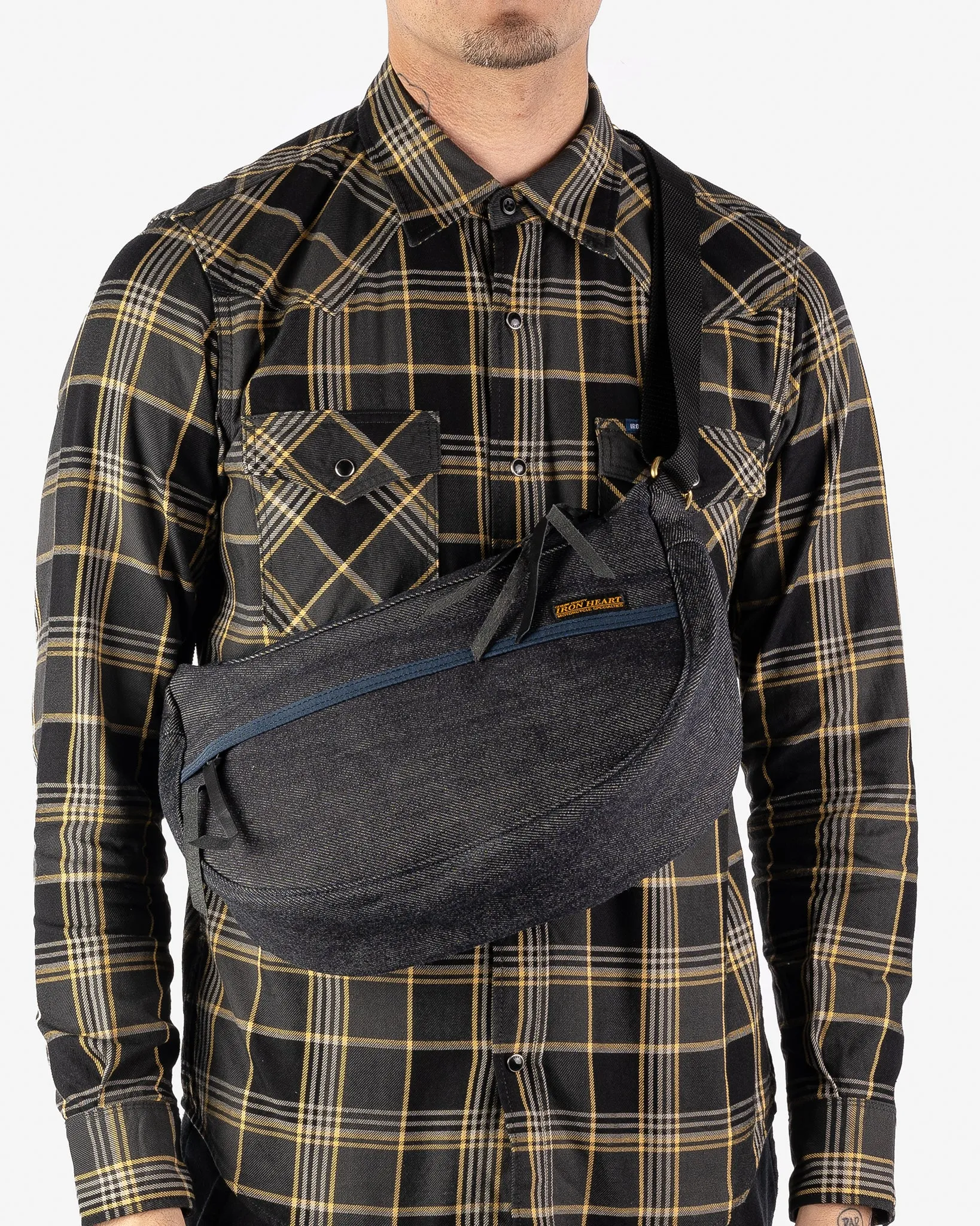 21oz Selvedge Denim Small Shoulder Bag - Indigo sold by Iron Heart product image thumbnail 2