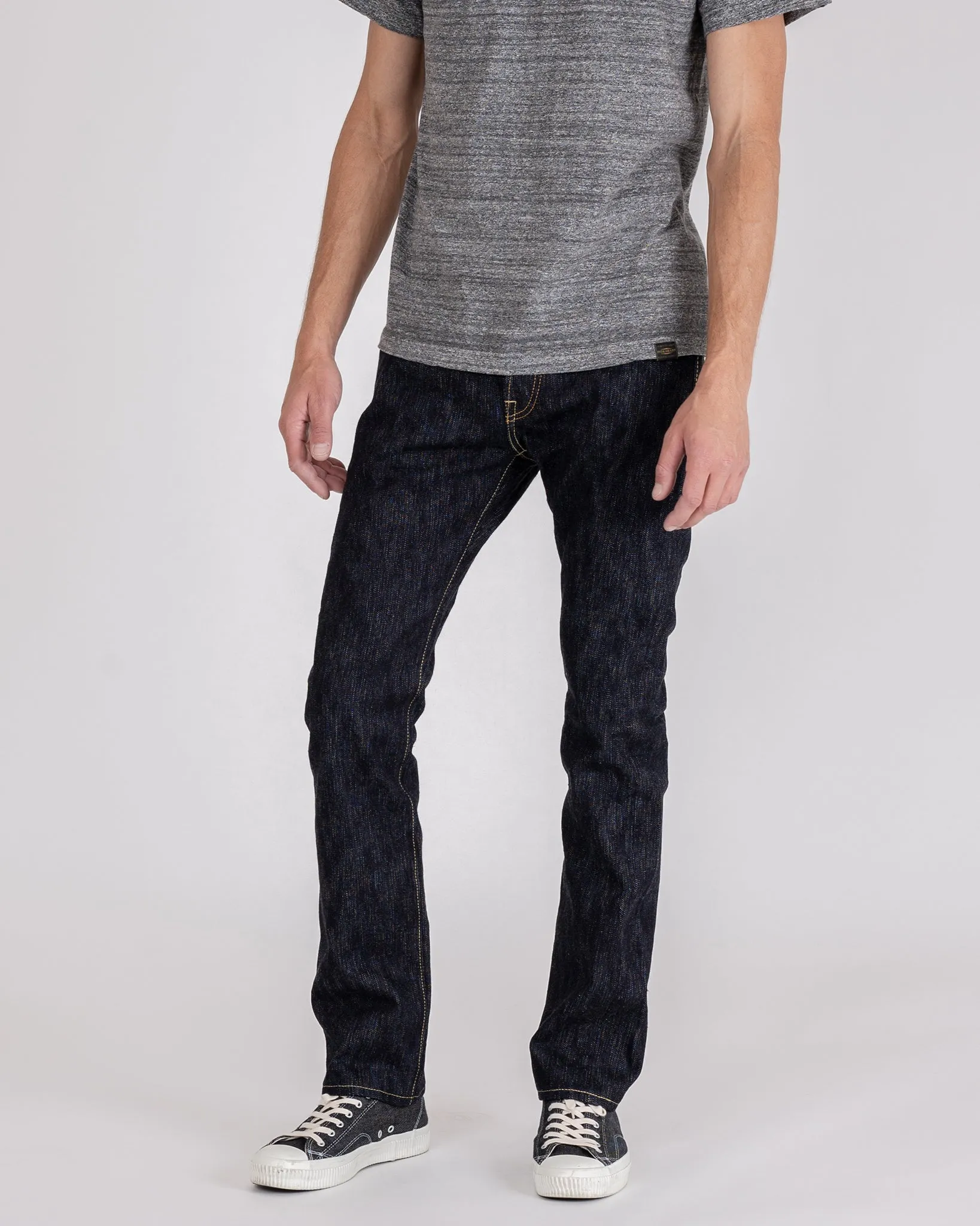 16oz Slubby Selvedge Denim Slim Cut Jeans - Indigo sold by Iron Heart product image thumbnail 2
