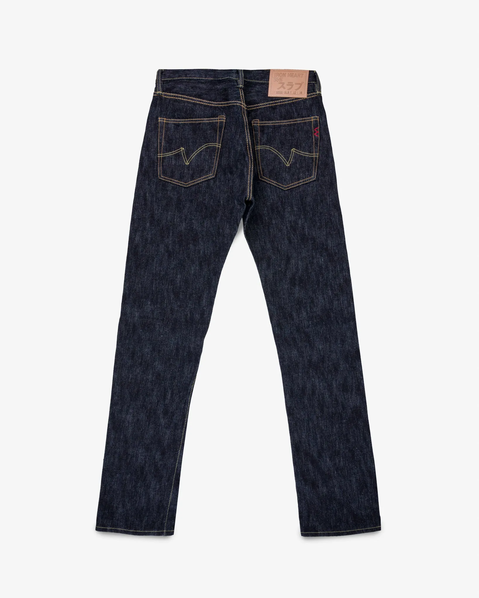 16oz Slubby Selvedge Denim Slim Cut Jeans - Indigo sold by Iron Heart product image thumbnail 5