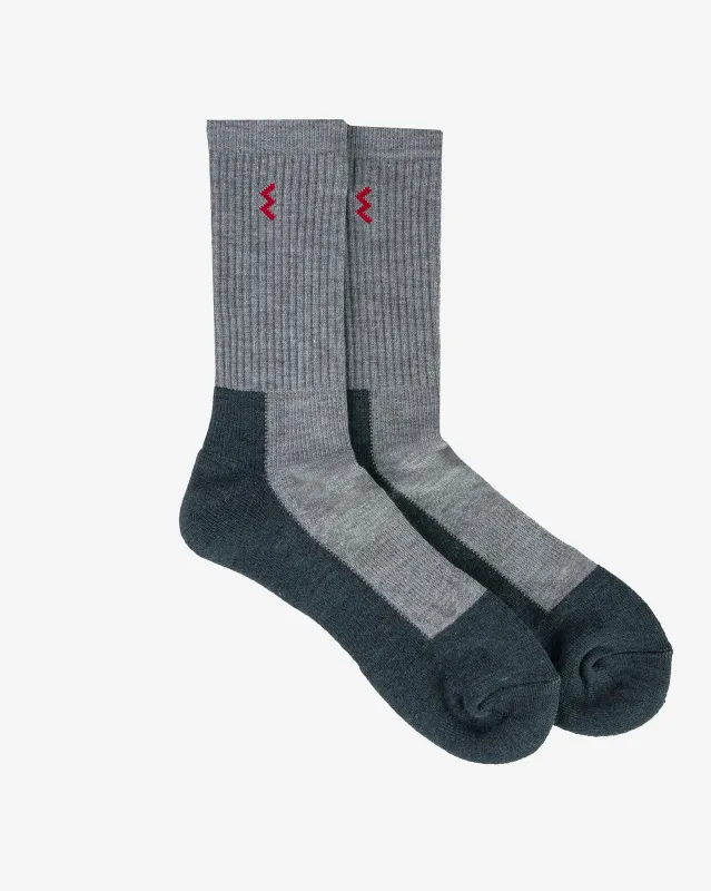 Iron Heart Work Boot Socks - Grey/Charcoal sold by Iron Heart