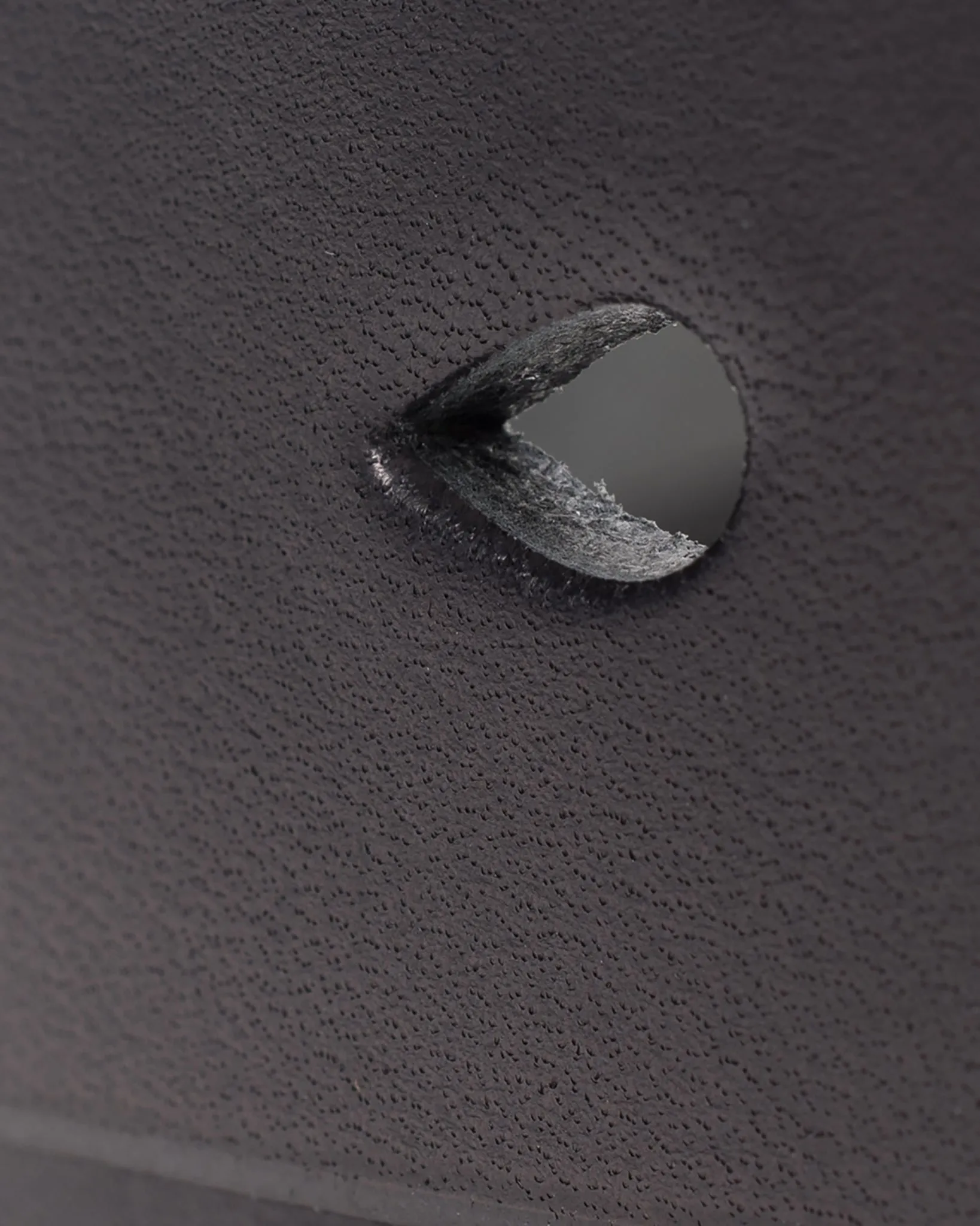 Heavy Duty "Tochigi" Leather Belt with Brass Garrison Buckle - Black sold by Iron Heart product image thumbnail 3