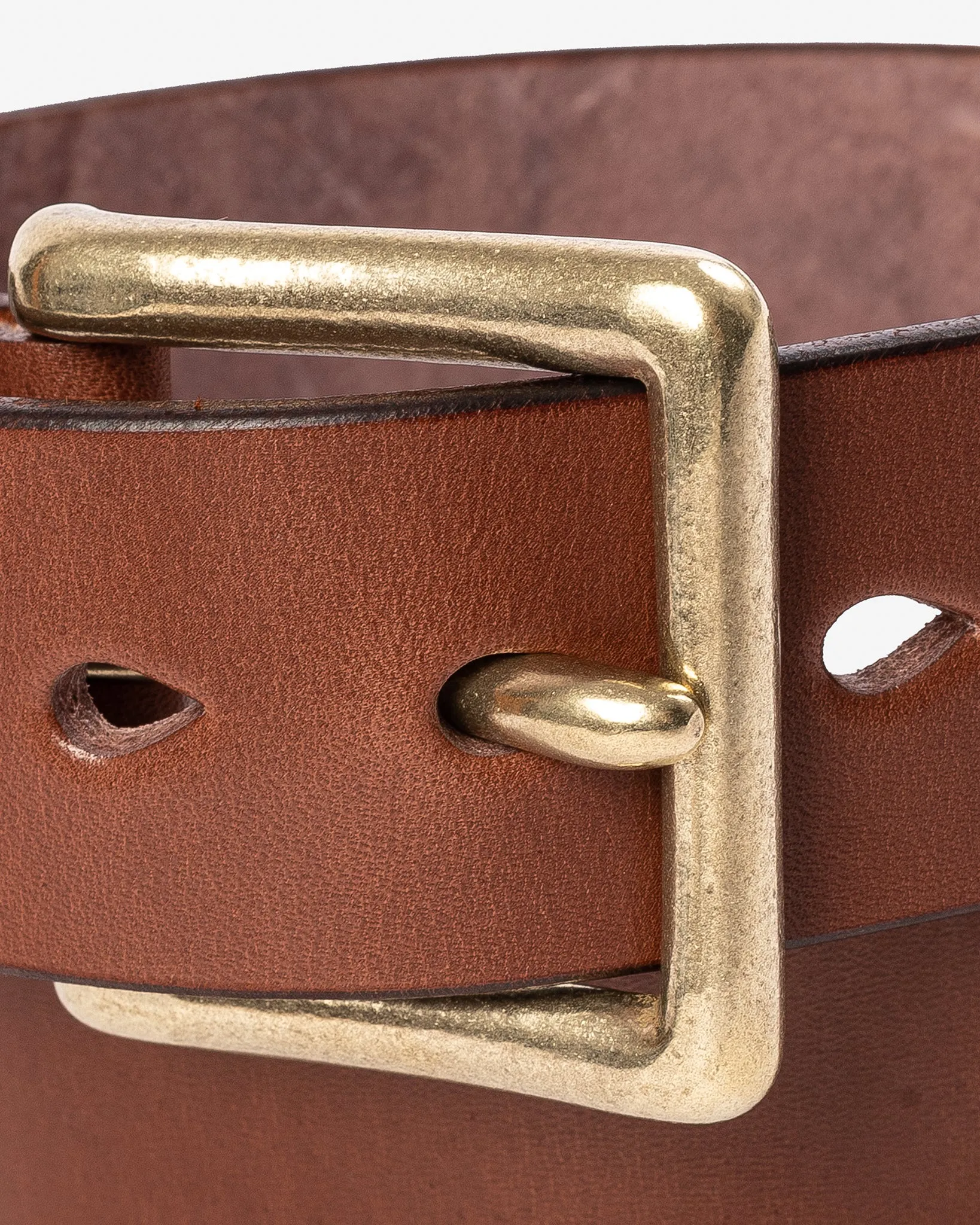 Heavy Duty "Tochigi" Leather Belt - Brown sold by Iron Heart product image thumbnail 4