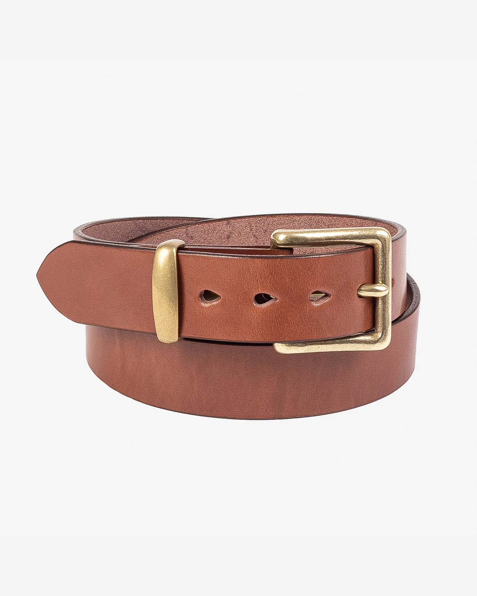 Heavy Duty "Tochigi" Leather Belt - Brown sold by Iron Heart product image thumbnail 3