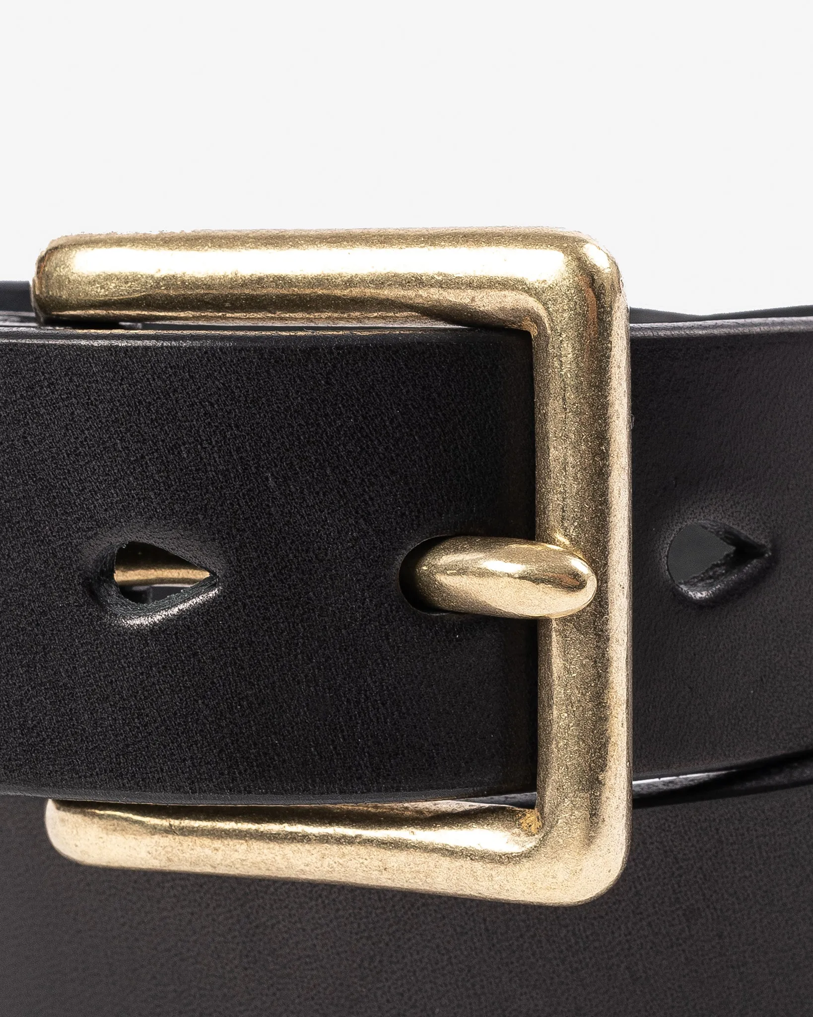 Heavy Duty "Tochigi" Leather Belt - Black sold by Iron Heart product image thumbnail 3
