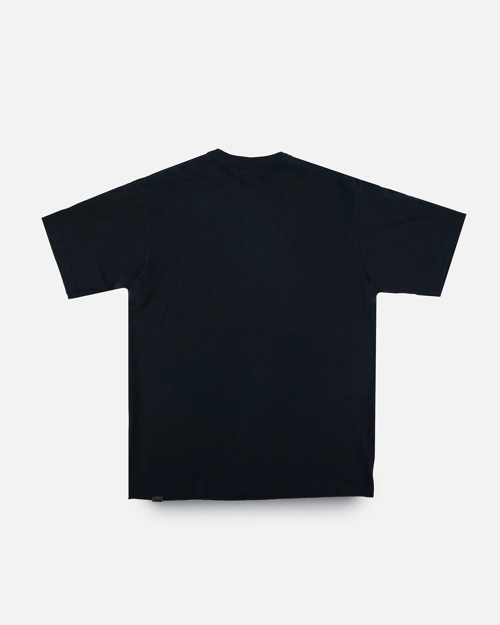 6.5oz Loopwheel Crew Neck T-Shirt with longer body - Black sold by Iron Heart product image thumbnail 5