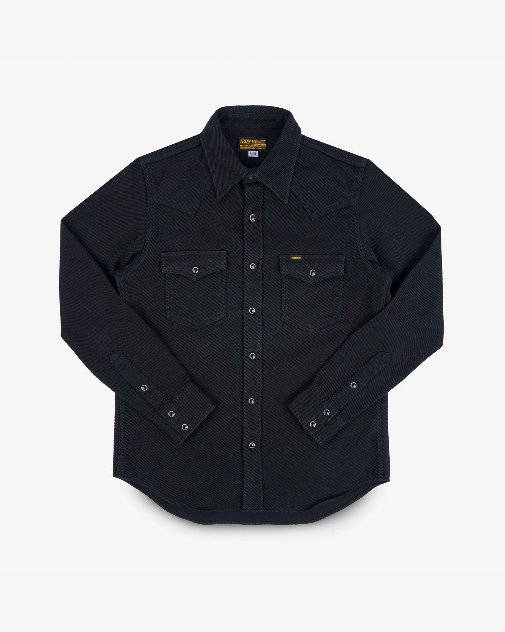 14oz Kersey Western Shirt - Black sold by Iron Heart