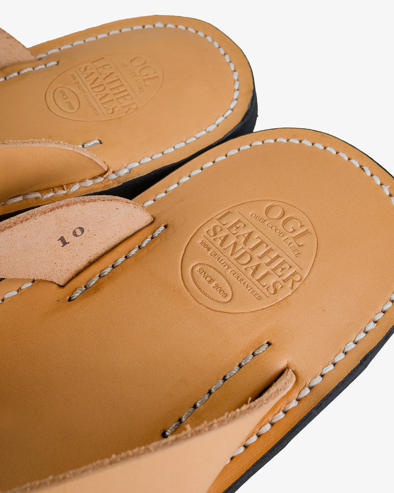 OGL X Dr. Sole Leather Thong Sandals - Natural sold by Iron Heart product image thumbnail 5