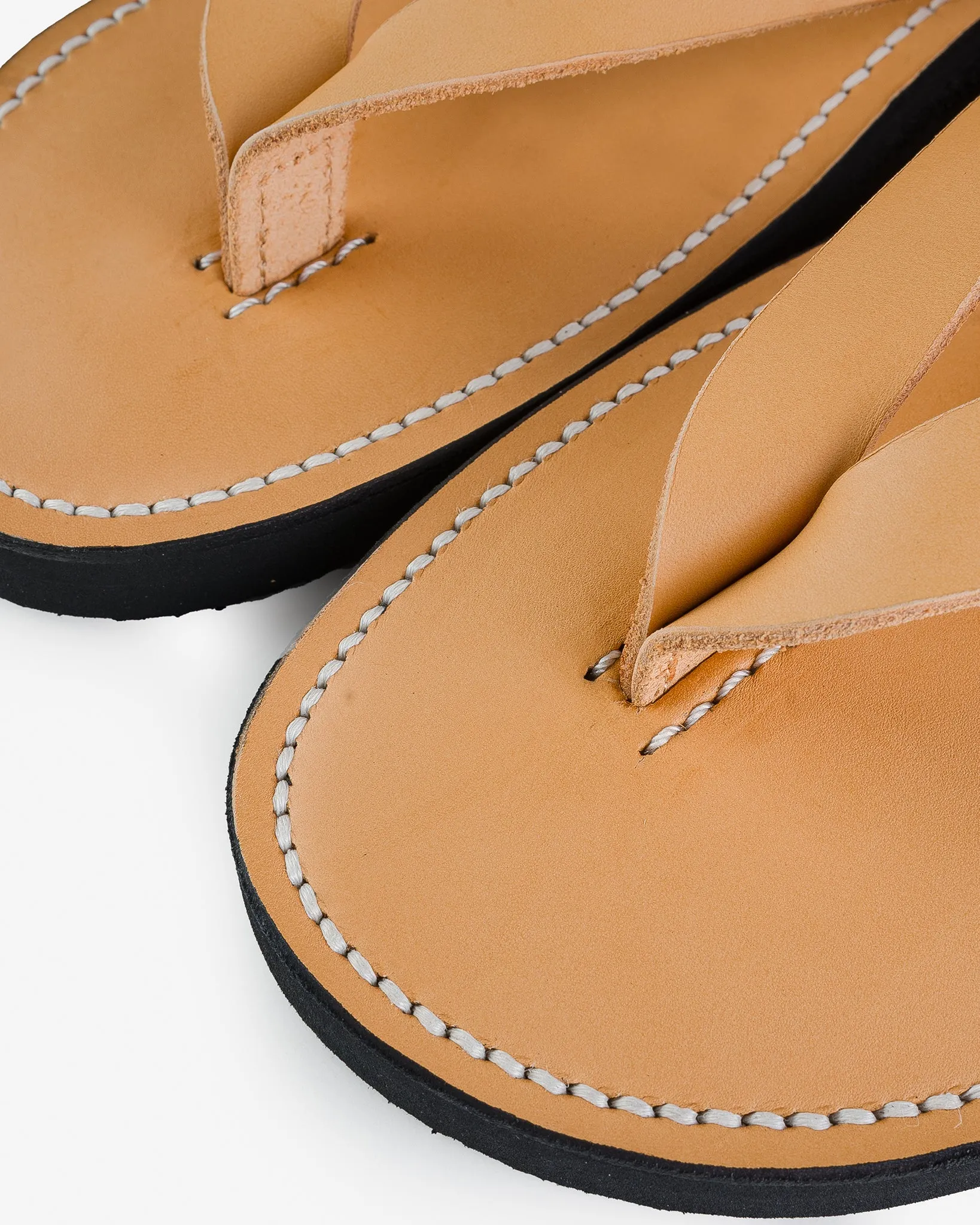 OGL X Dr. Sole Leather Thong Sandals - Natural sold by Iron Heart product image thumbnail 2