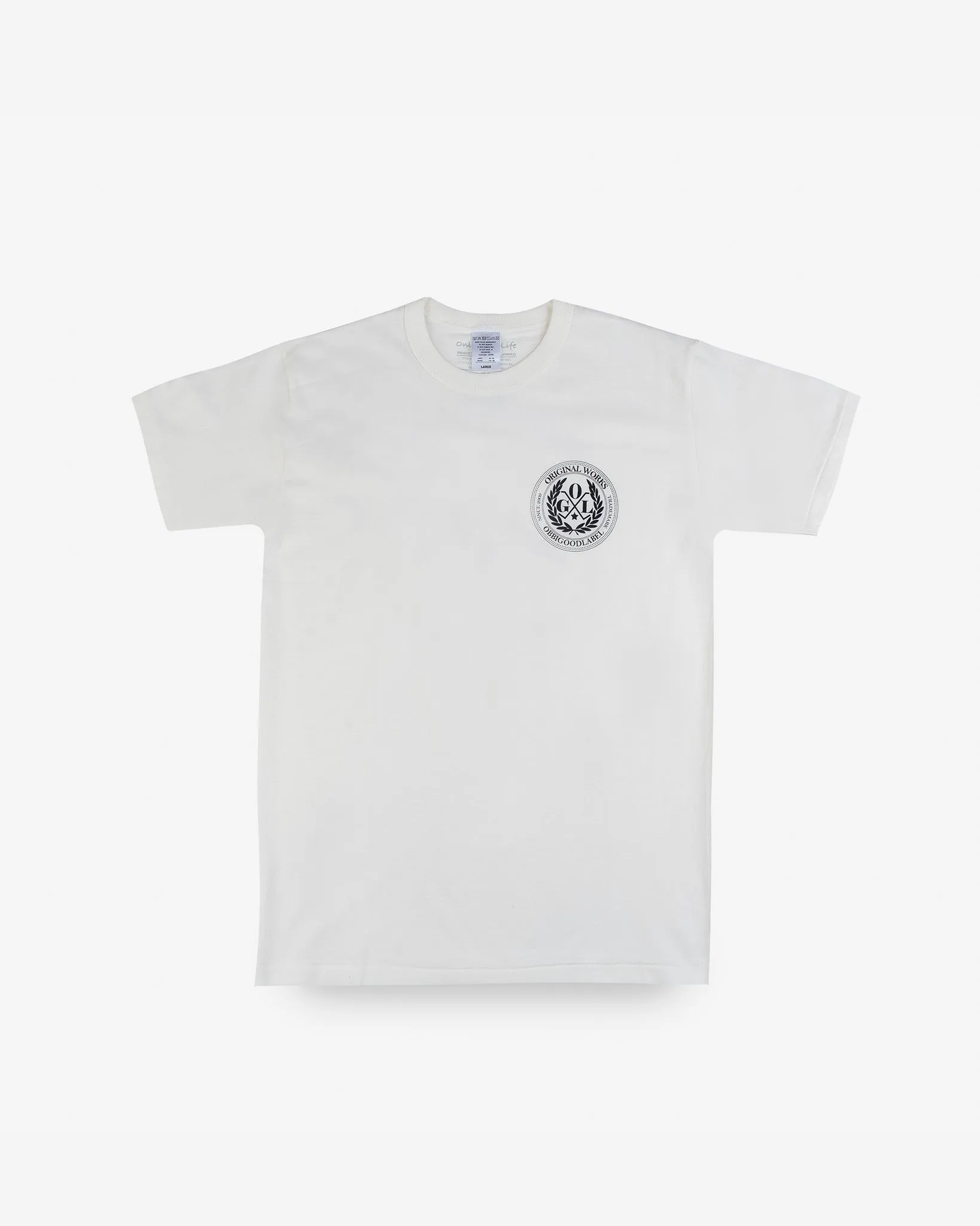 OGL 6.2oz Ringspun T-shirt - Silkscreen Printed 'Fly Me To The Moon' - Cream sold by Iron Heart