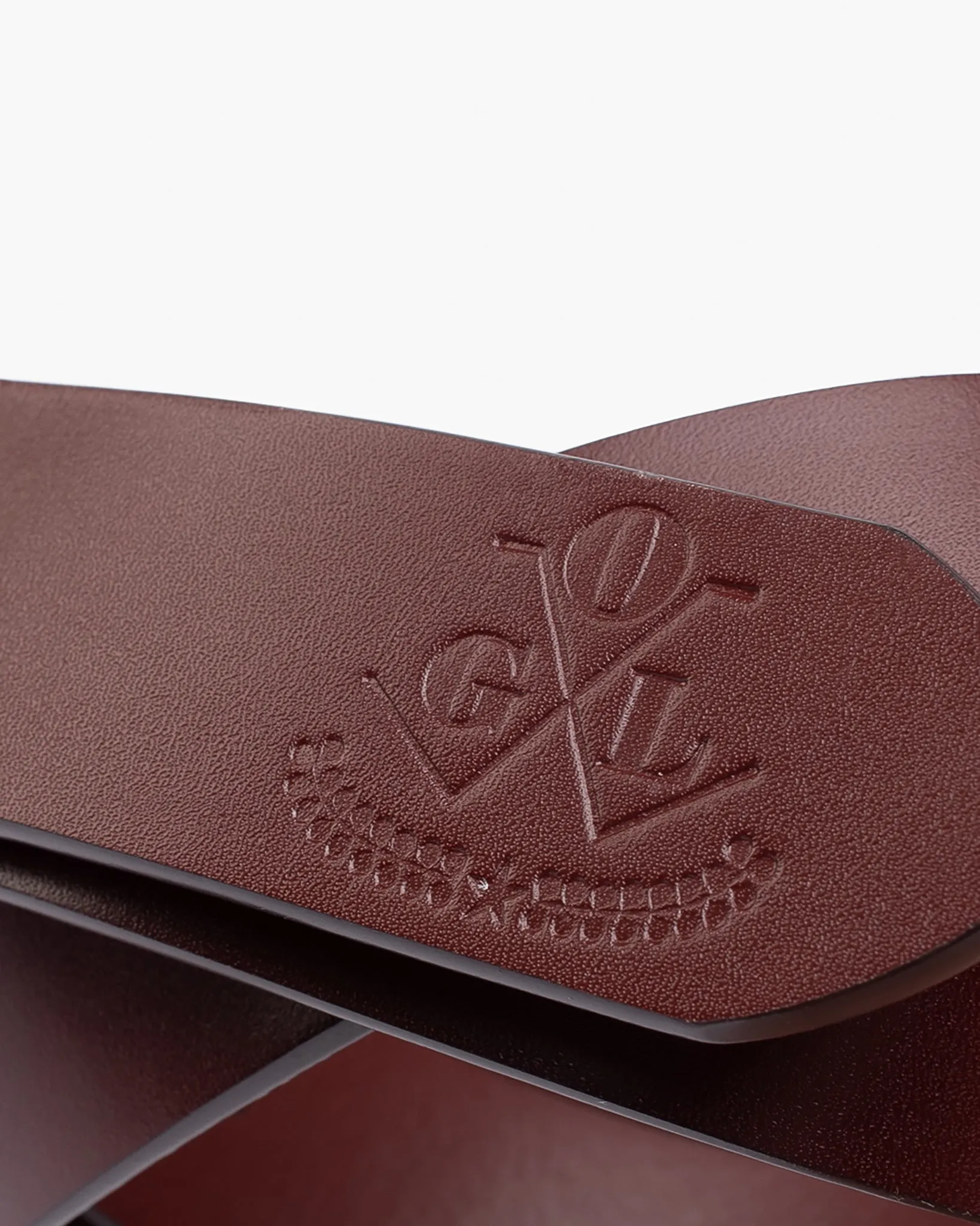 OGL Vintage Buckle Leather Belt - Tan sold by Iron Heart product image thumbnail 4