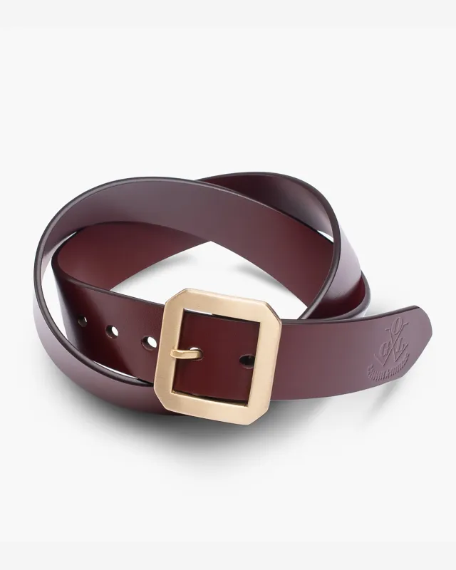 OGL Single Prong Garrison Buckle Leather Belt - Tan sold by Iron Heart