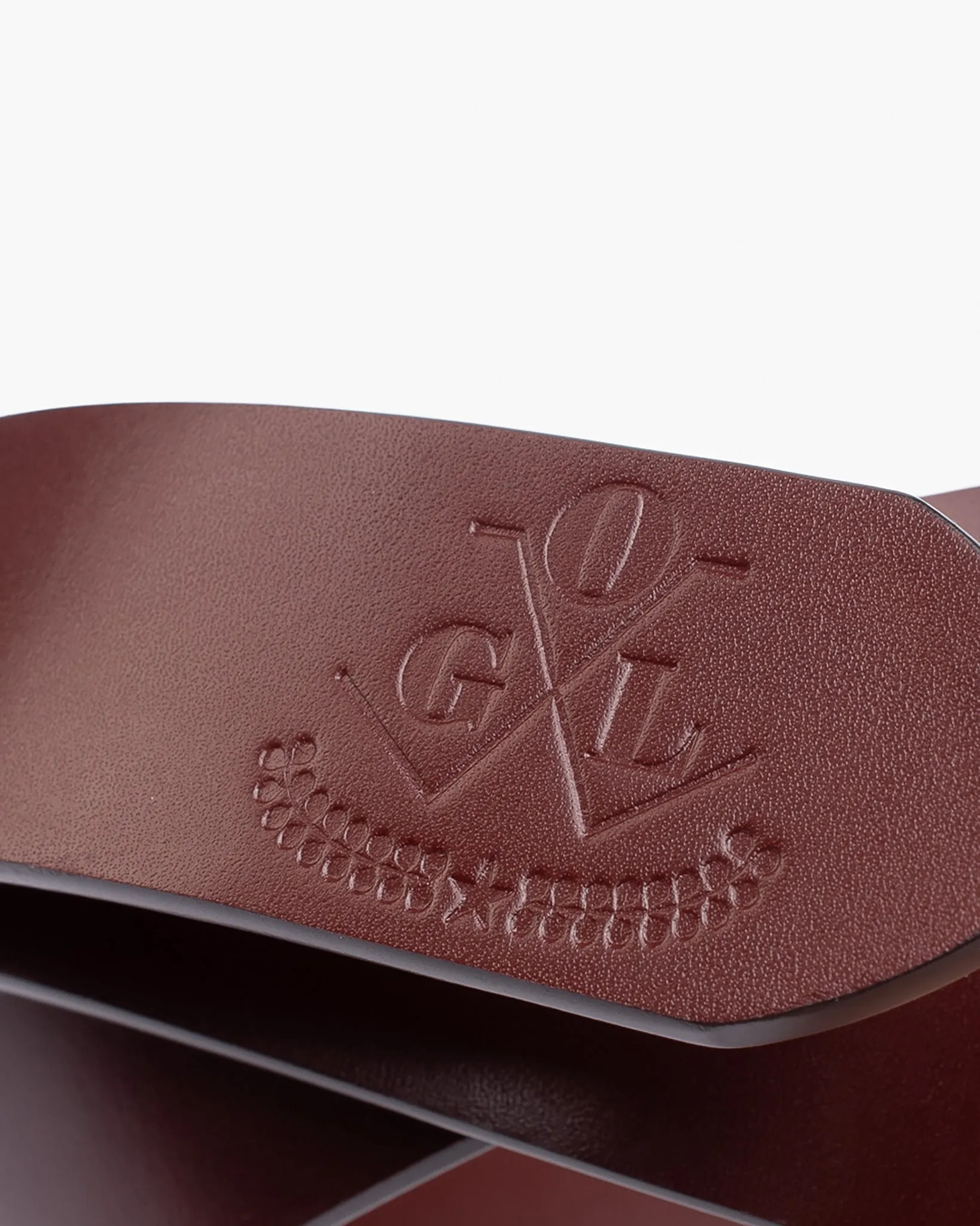 OGL Single Prong Garrison Buckle Leather Belt - Tan sold by Iron Heart product image thumbnail 4