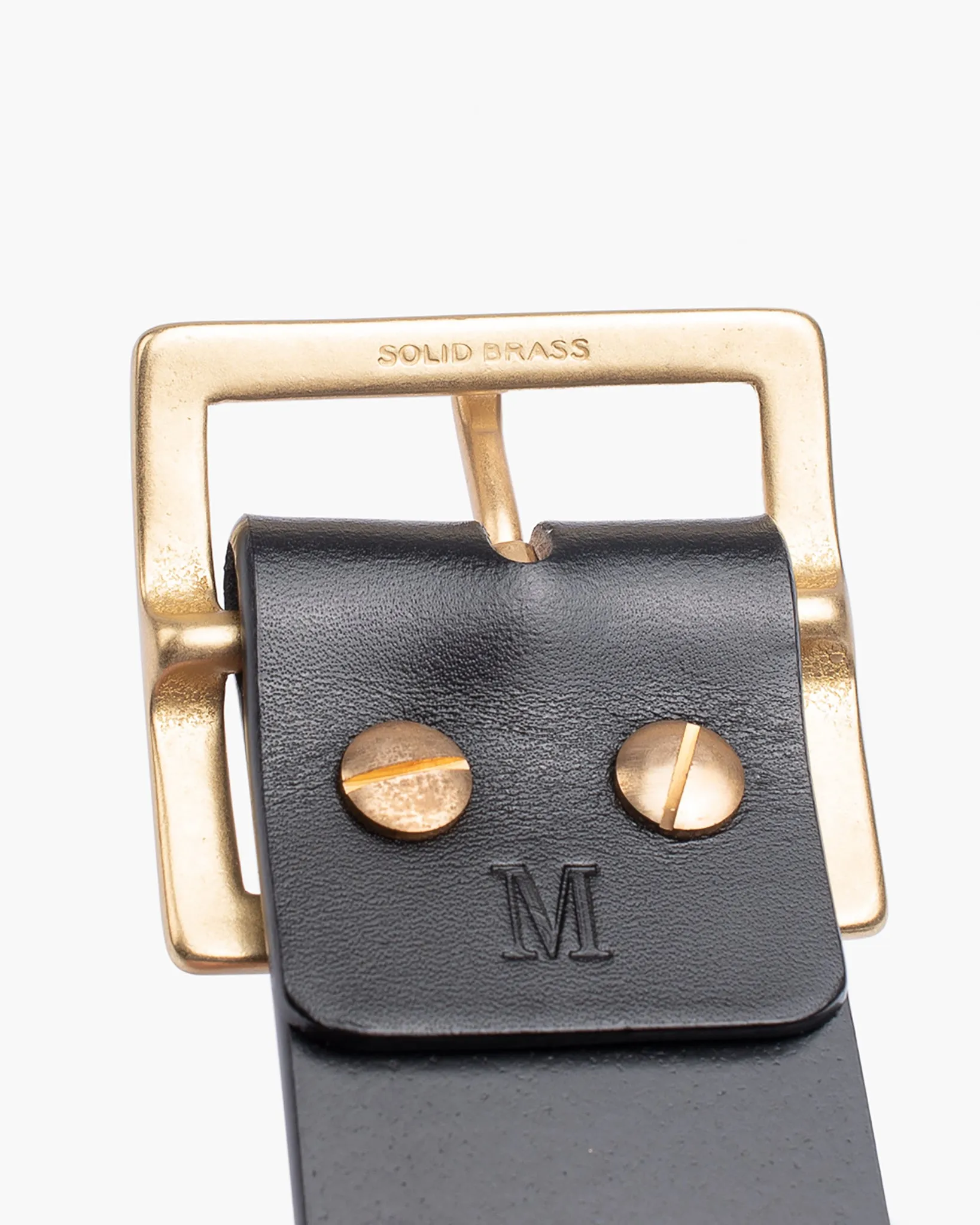 OGL Vintage 1.75" Leather Belt - Black sold by Iron Heart product image thumbnail 5