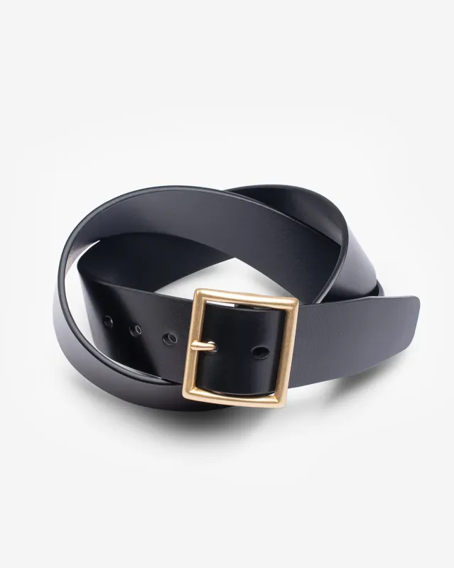 OGL Vintage 1.75" Leather Belt - Black sold by Iron Heart