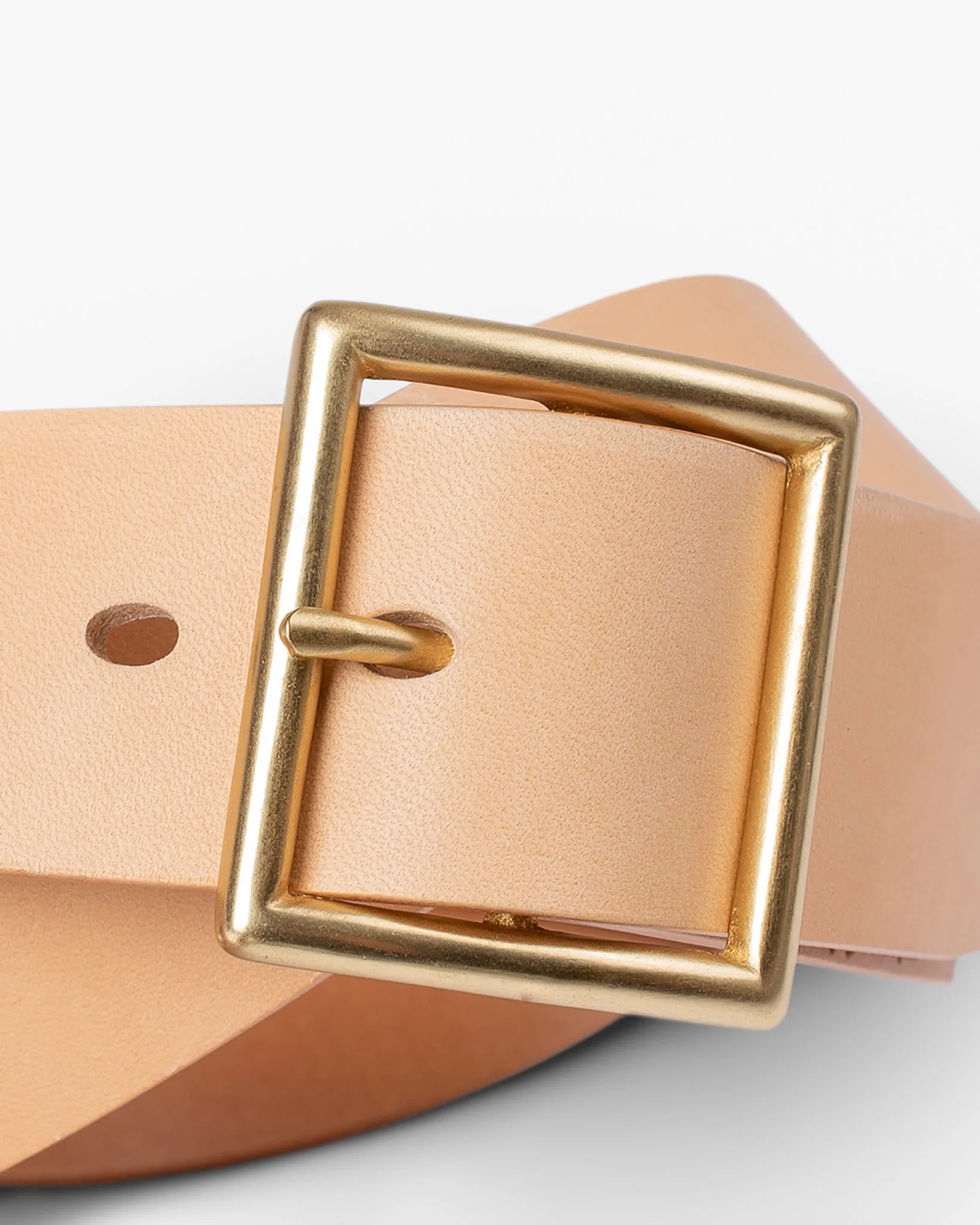 OGL Vintage 1.75" Leather Belt - Natural sold by Iron Heart product image thumbnail 3