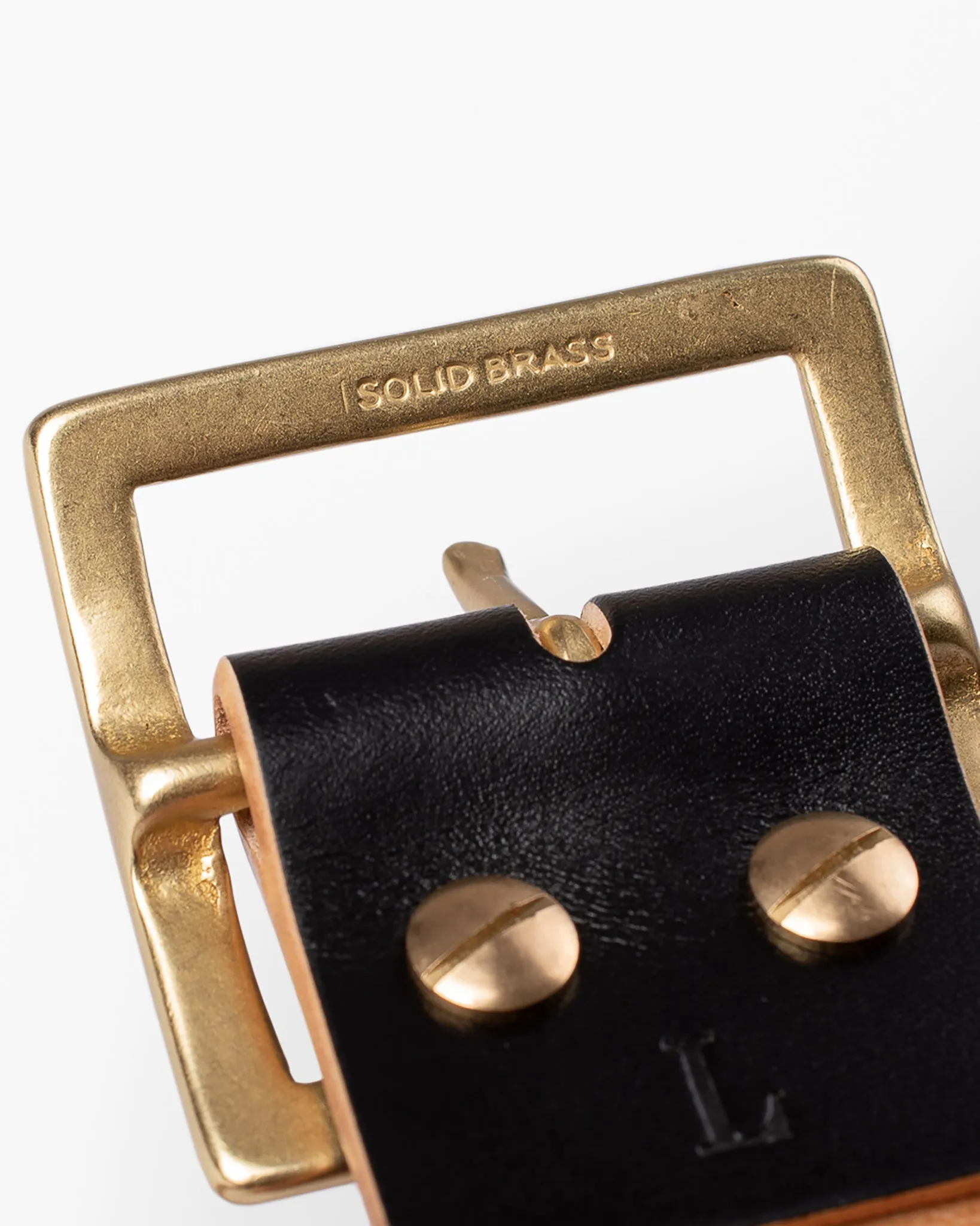 OGL Vintage 1.75" Leather Belt - Hand-Dyed Black sold by Iron Heart product image thumbnail 5