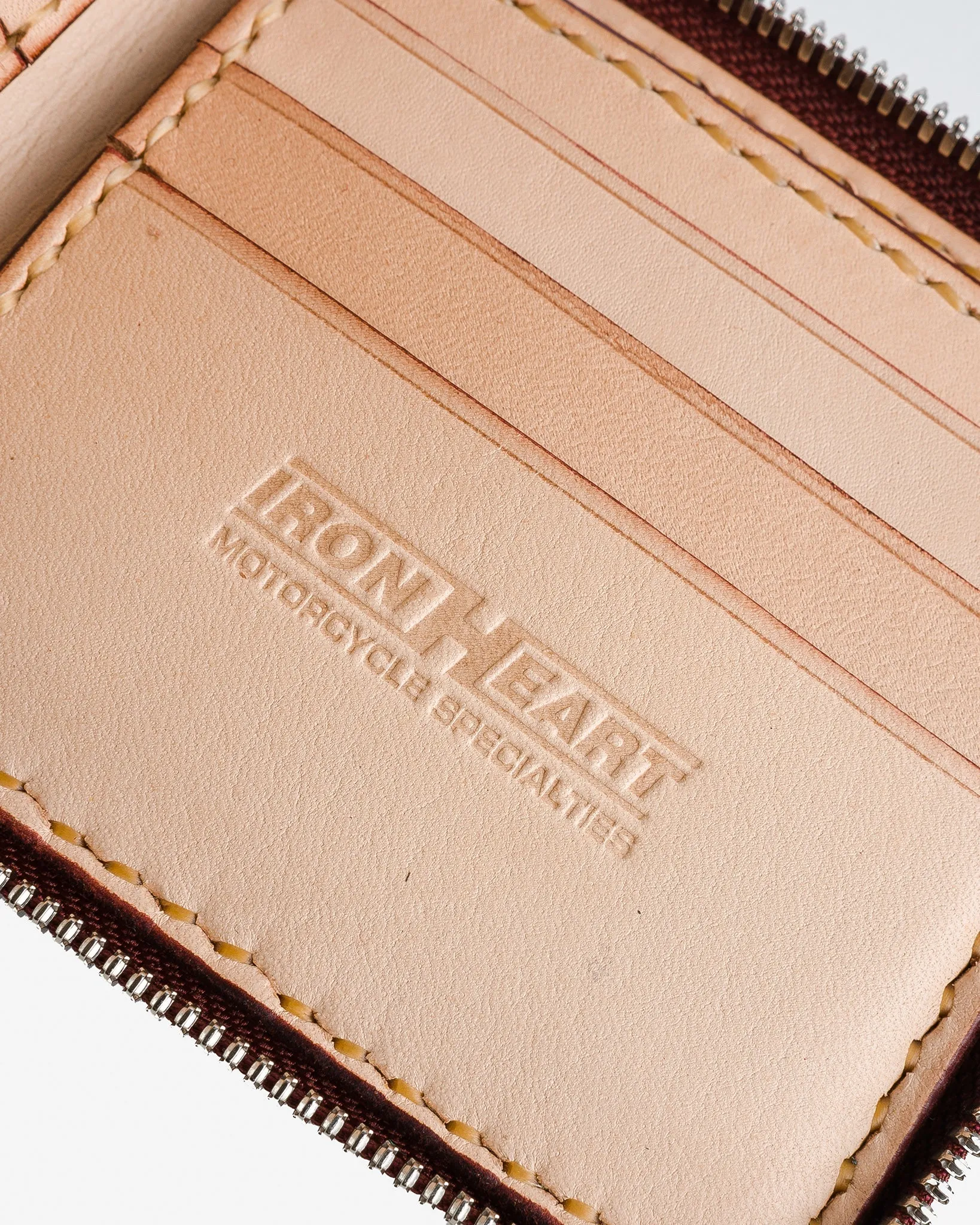 Zip-Secured Shell Cordovan Wallet - Oxblood sold by Iron Heart product image thumbnail 5