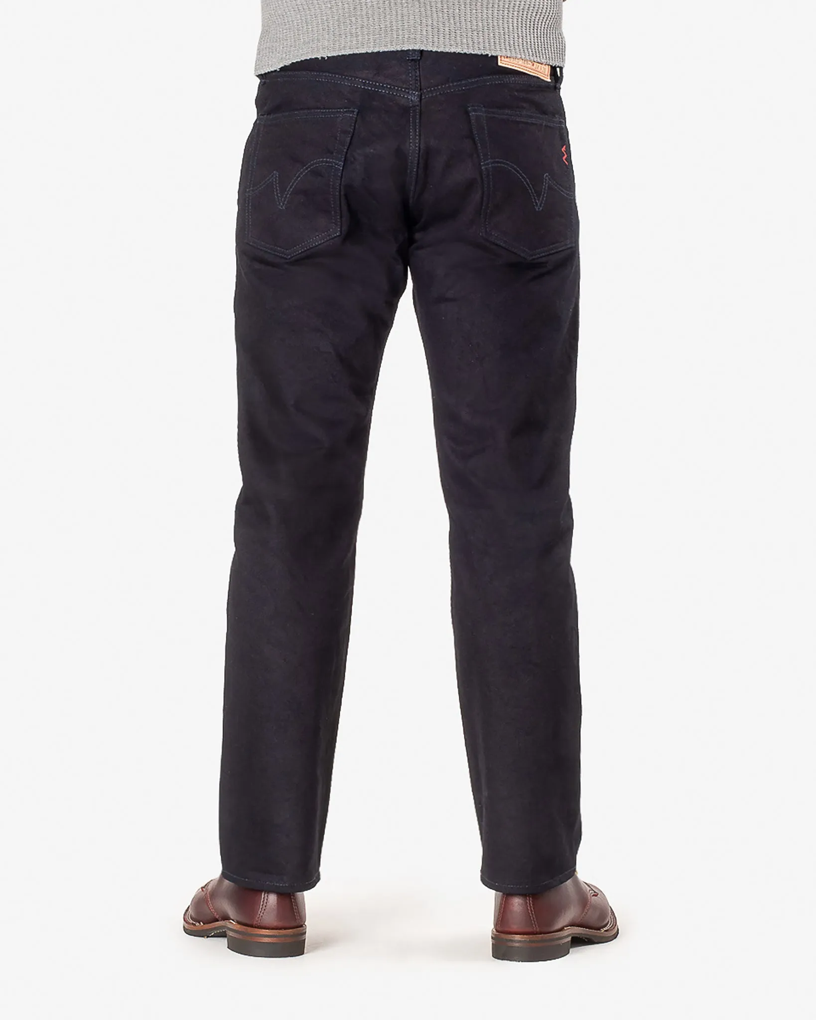 14oz Selvedge Denim Straight Cut Jeans - Indigo/Black sold by Iron Heart product image thumbnail 3