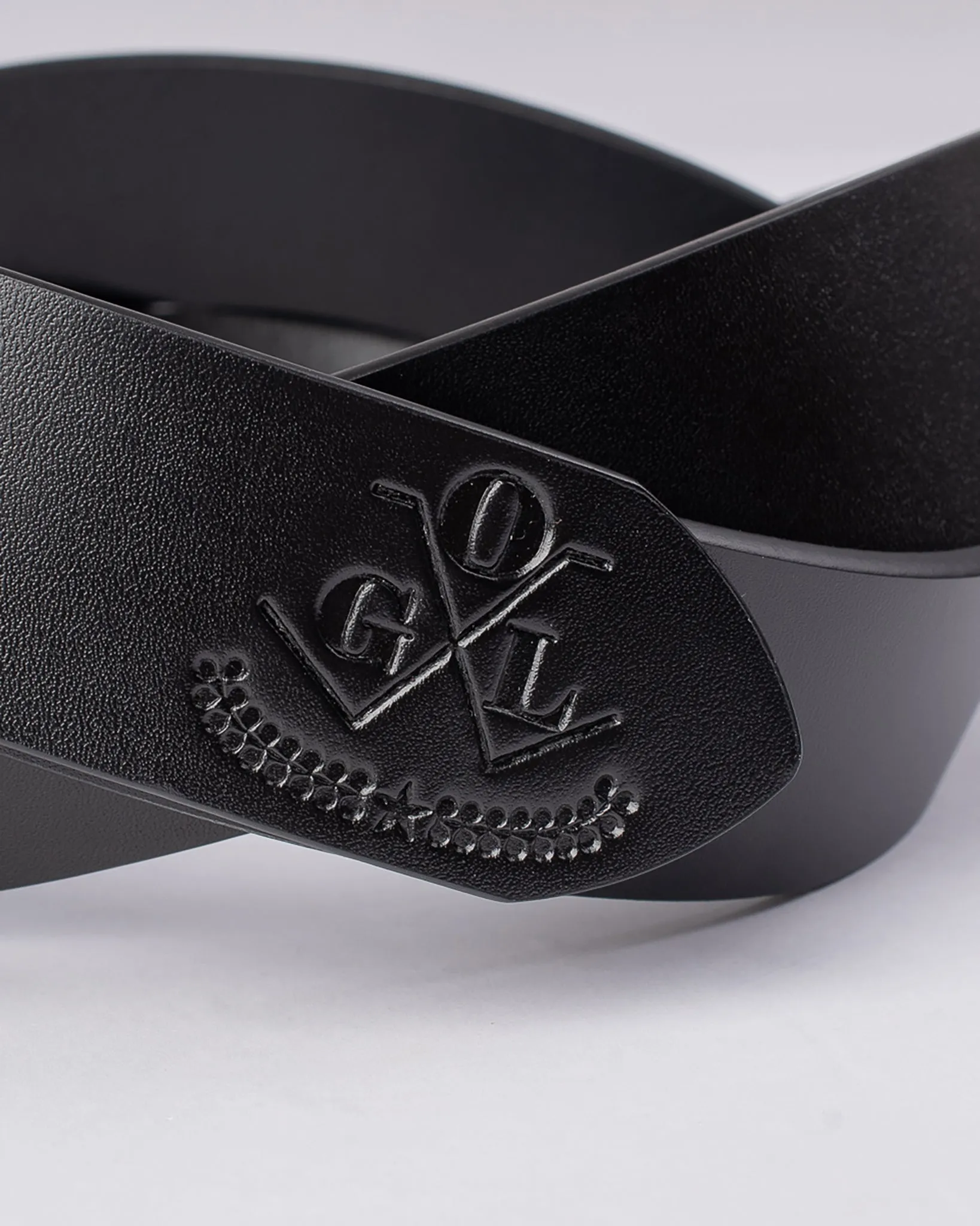 OGL Vintage Buckle Leather Belt - Black sold by Iron Heart product image thumbnail 4