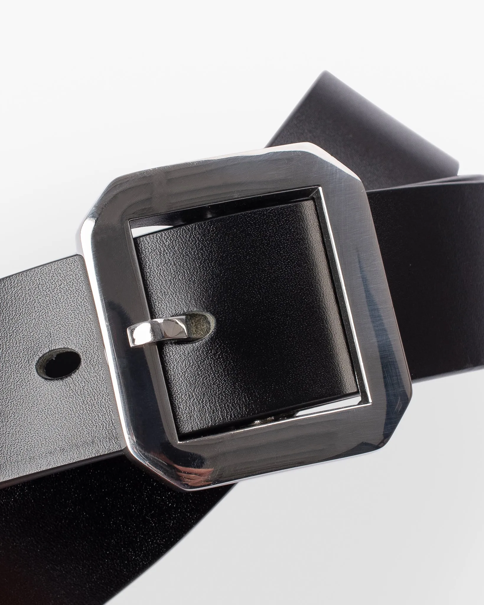 OGL Single Prong Garrison Buckle Leather Belt - Black sold by Iron Heart product image thumbnail 2