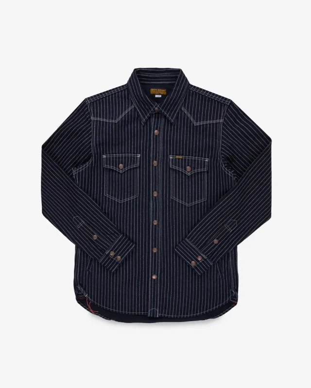 12oz Wabash CPO Shirt - Indigo sold by Iron Heart