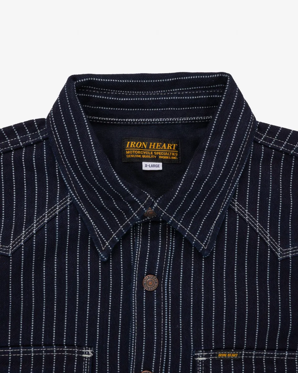 12oz Wabash CPO Shirt - Indigo sold by Iron Heart product image thumbnail 5