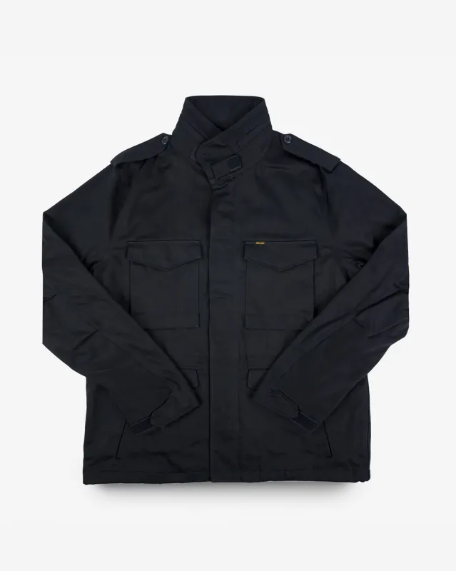 Sateen M65 Field Jacket - Black sold by Iron Heart