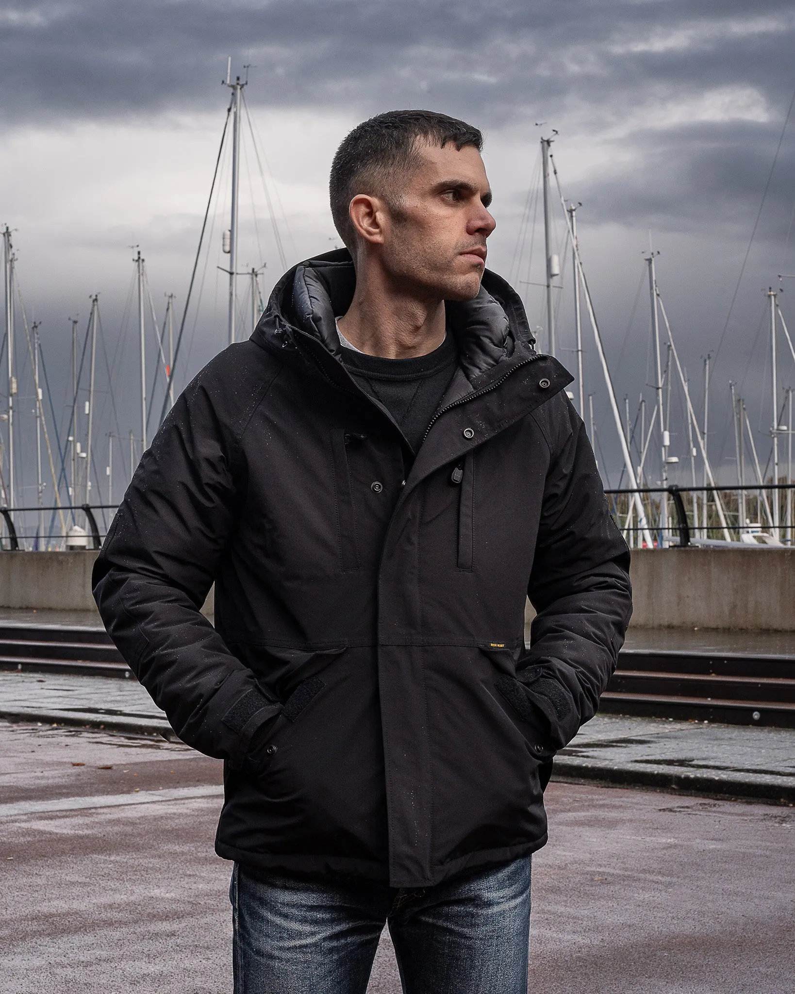 PrimaLoft® x eVent® Mountain Parka - Black sold by Iron Heart product image thumbnail 4