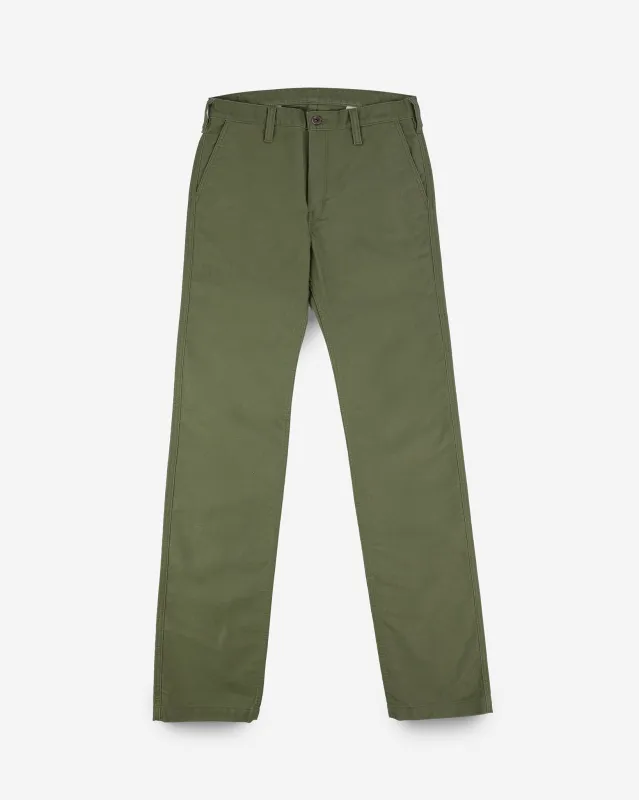 11oz Cotton Whipcord Work Pants - Olive sold by Iron Heart