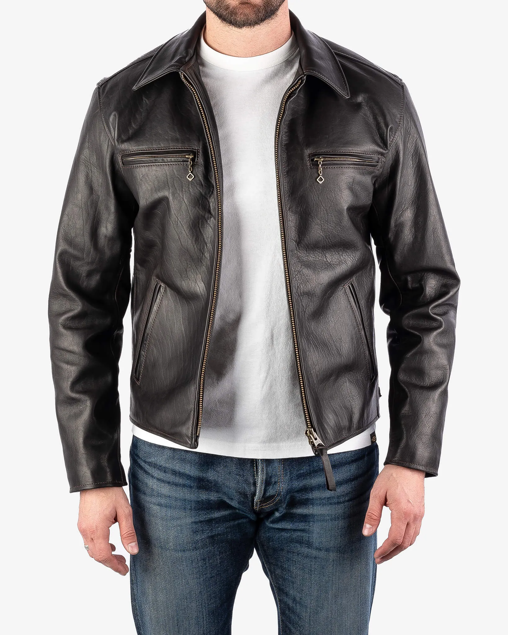 Iron Heart x Simmons Bilt Blattwerk Work Jacket - Brown sold by Iron Heart product image thumbnail 2