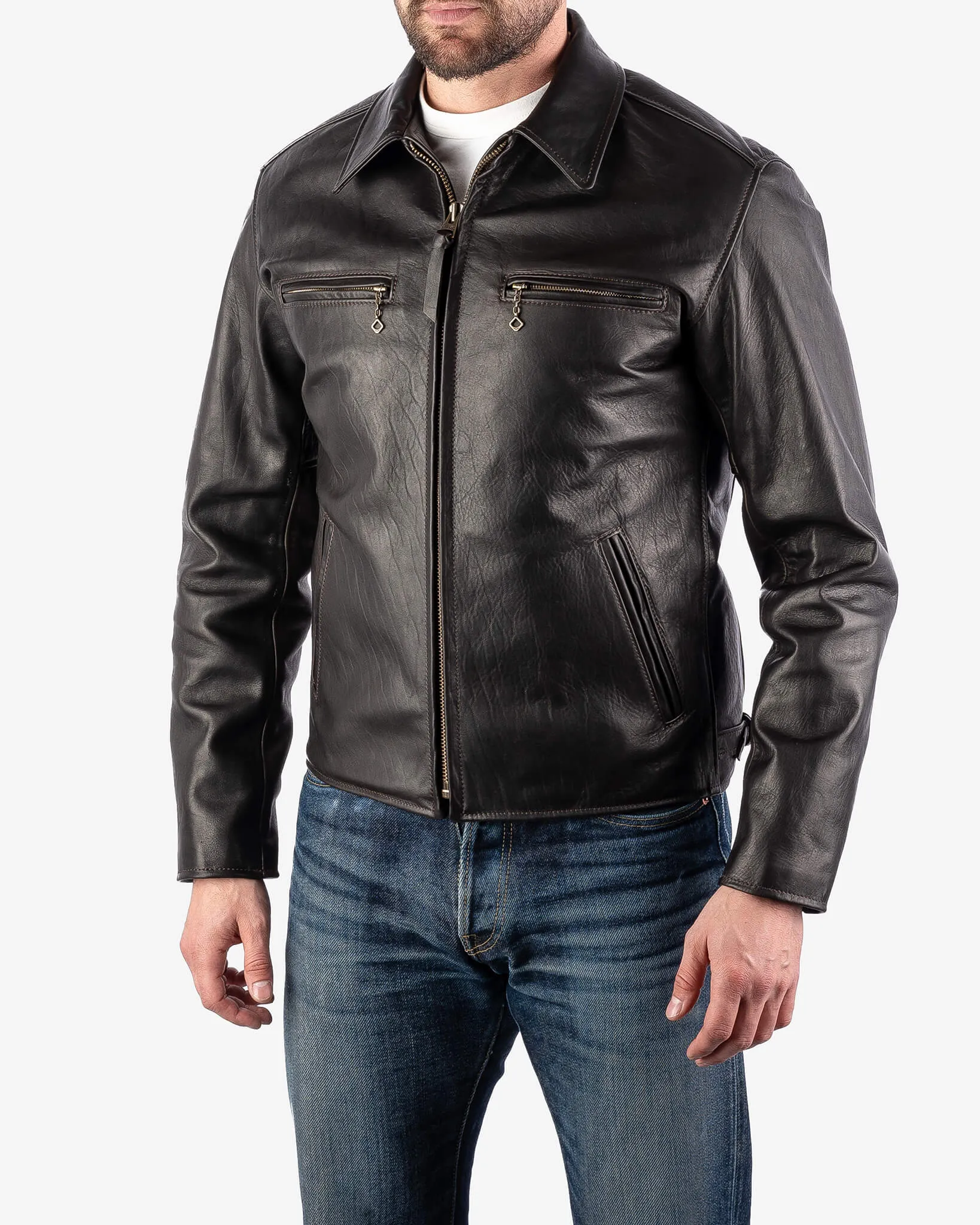 Iron Heart x Simmons Bilt Blattwerk Work Jacket - Brown sold by Iron Heart product image thumbnail 3