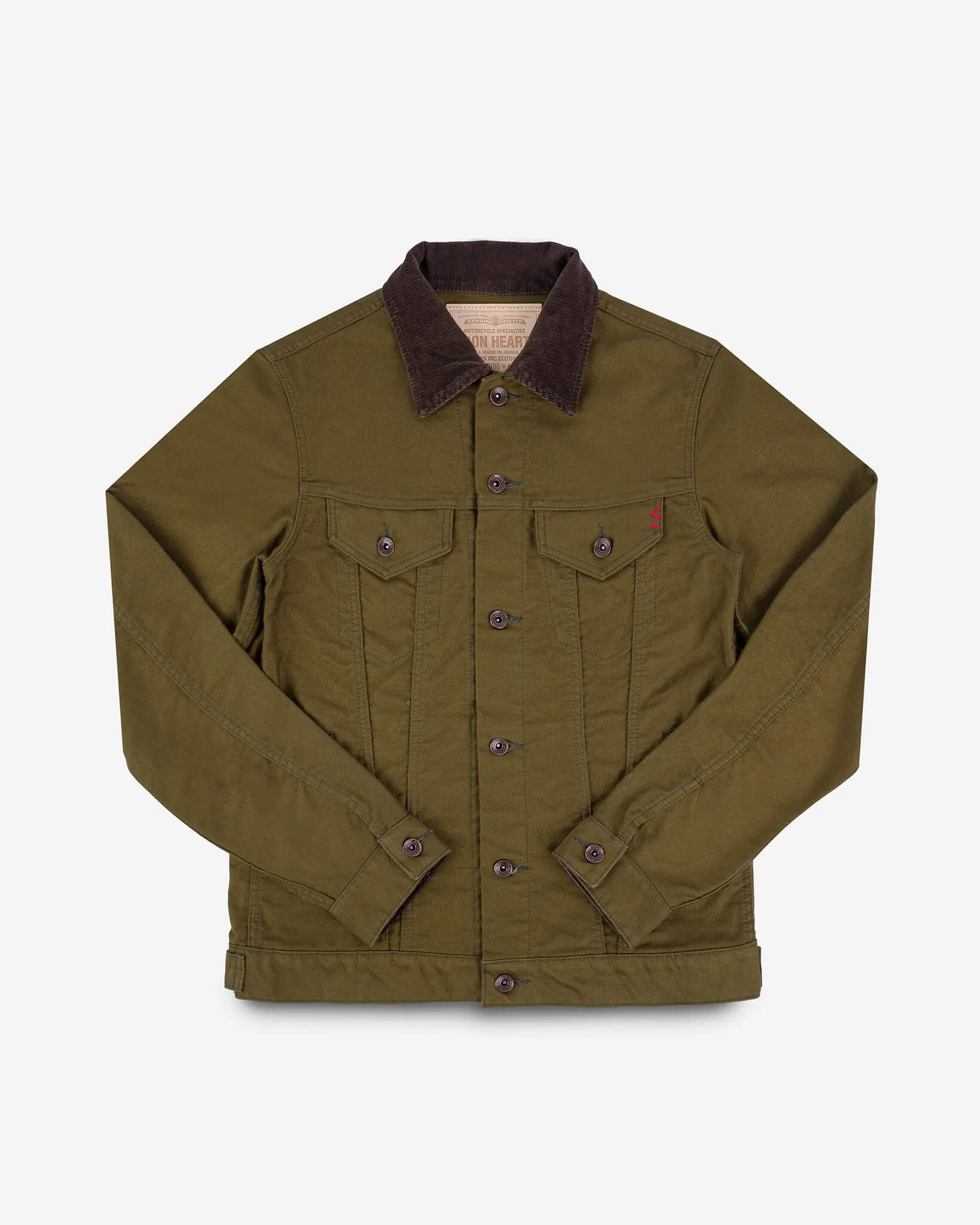12oz Whipcord Modified Type III Jacket - Olive Drab Green sold by Iron Heart