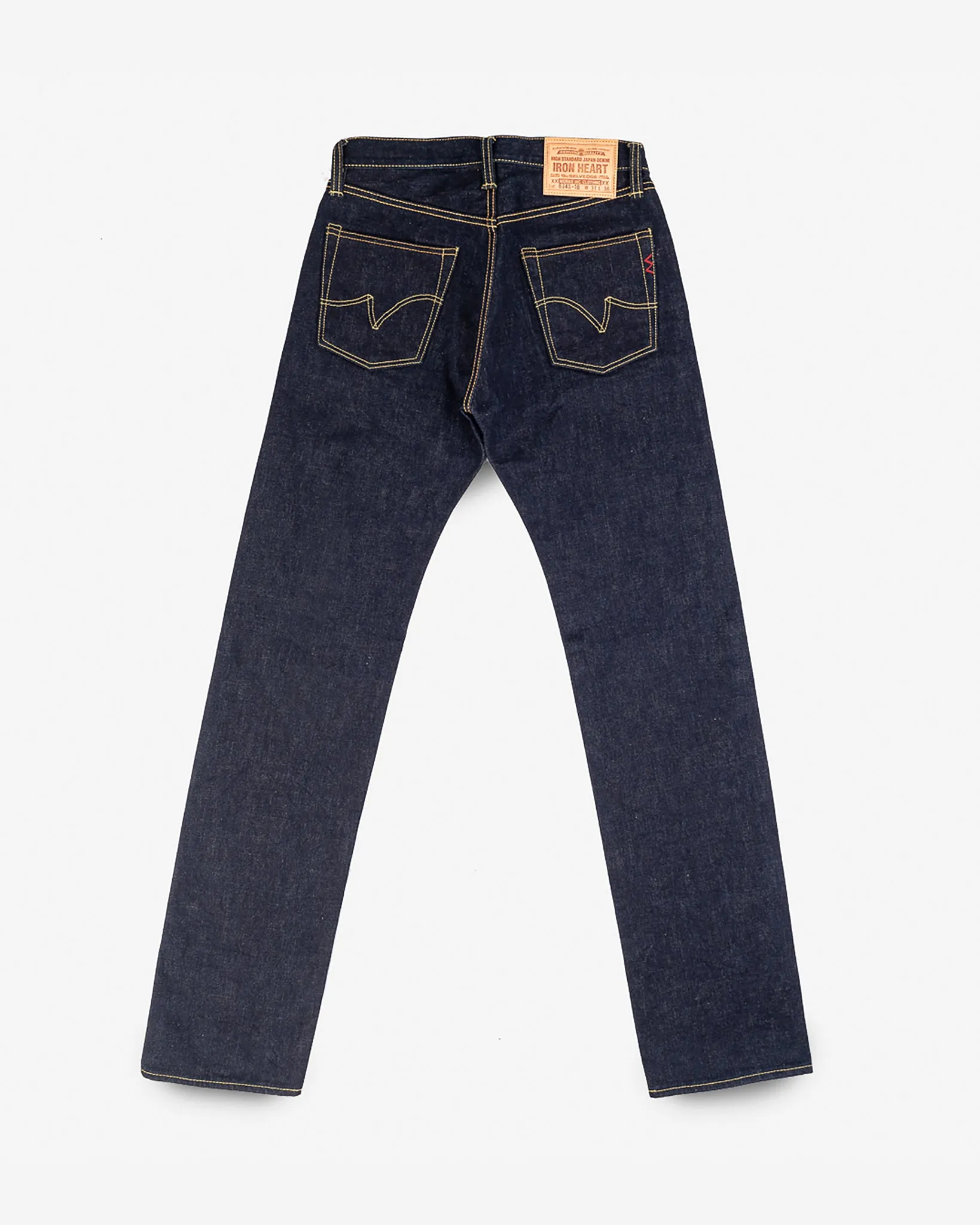 18oz Vintage Selvedge Denim Straight Cut Jeans - Indigo sold by Iron Heart product image thumbnail 5
