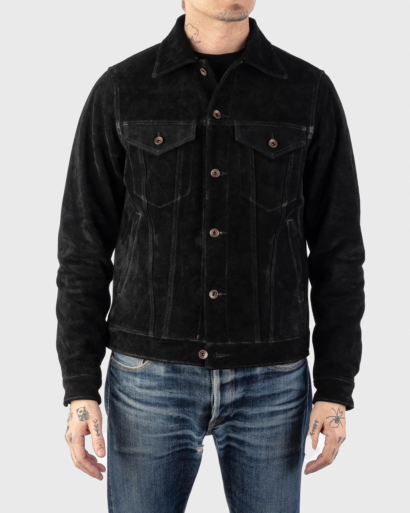 Split Steer Modified Type III Jacket - Black sold by Iron Heart product image thumbnail 2