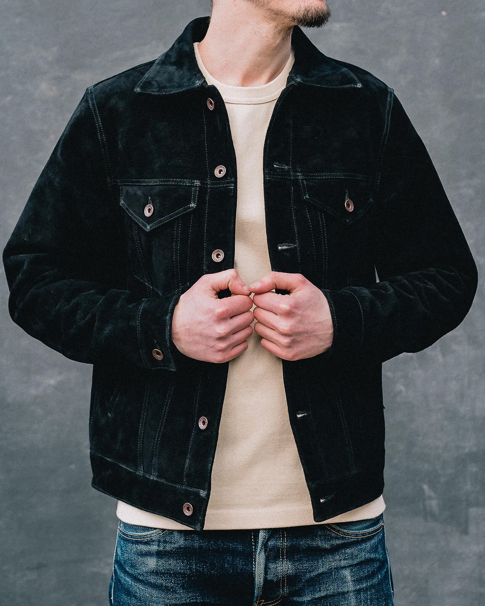 Split Steer Modified Type III Jacket - Black sold by Iron Heart product image thumbnail 4