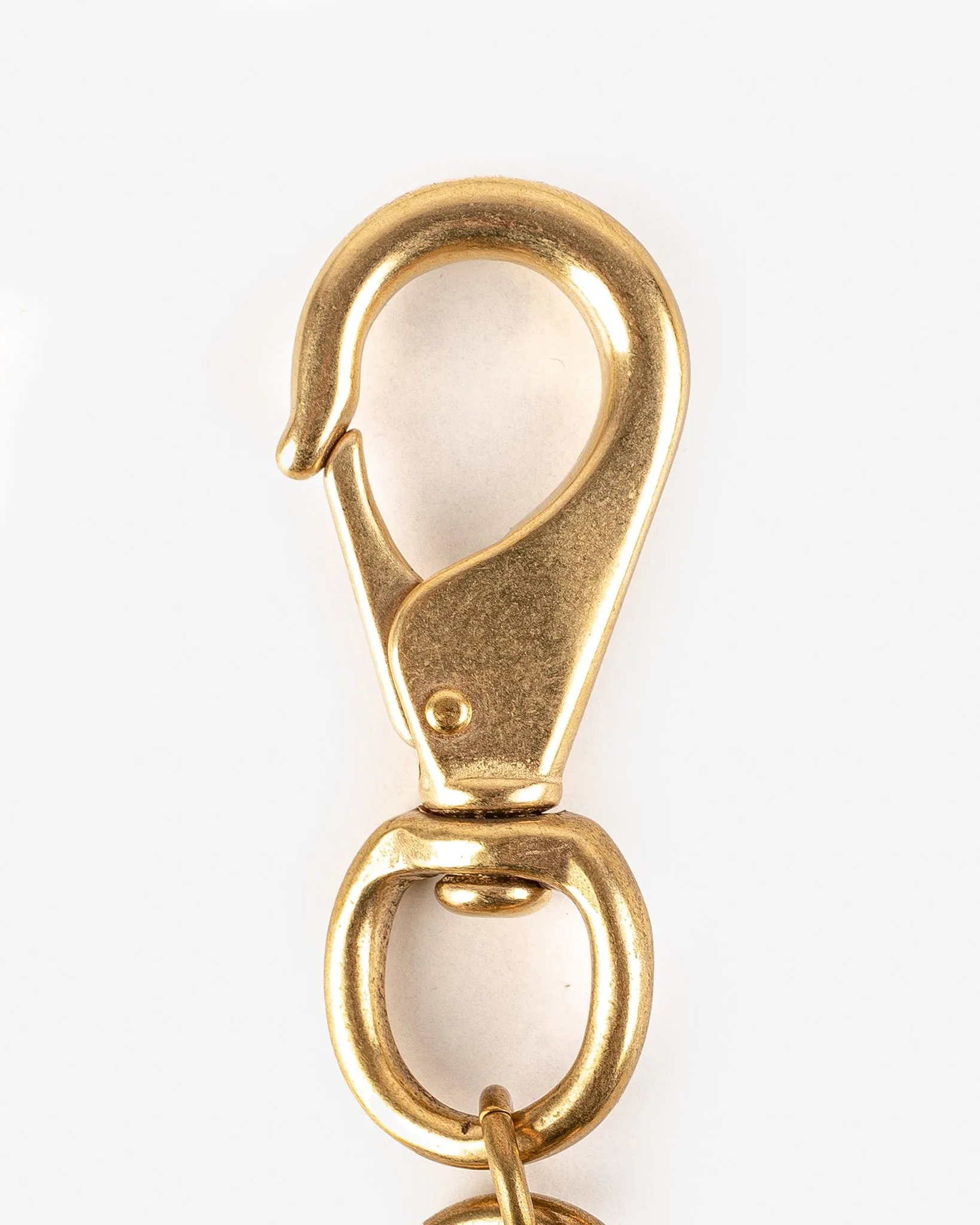 Wallet Chain with Large Clip and Keyring - Brass sold by Iron Heart product image thumbnail 3